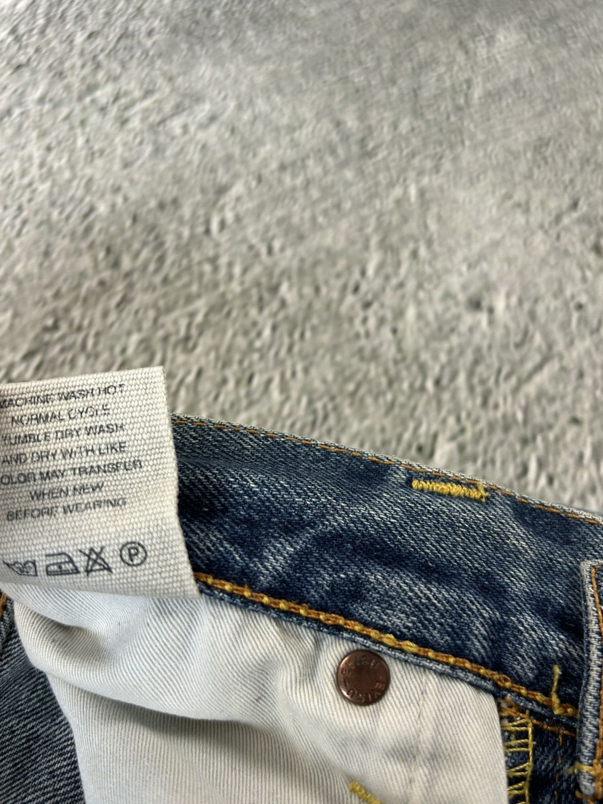 Evisu × Vintage Evisu jeans vintage embroidery seagull logo selvedge Size US 30 / EU 46 - 8 Thumbnail