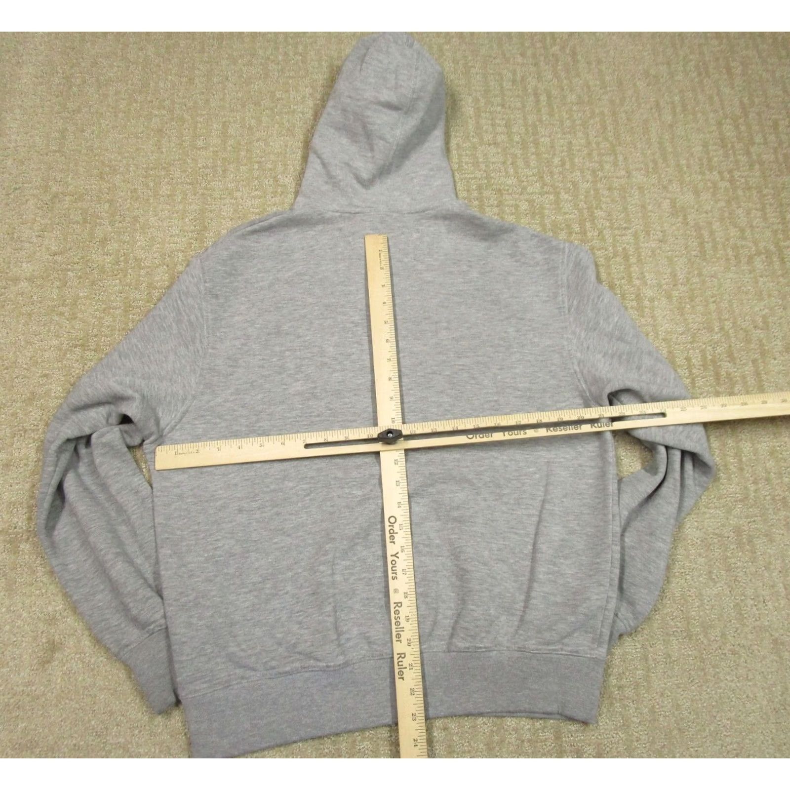 Nike VINTAGE Nike Hoodie Men Medium Gray Sweatshirt Pullover Center Logo Y2K 00s Gym Size US M / EU 48-50 / 2 - 5 Thumbnail