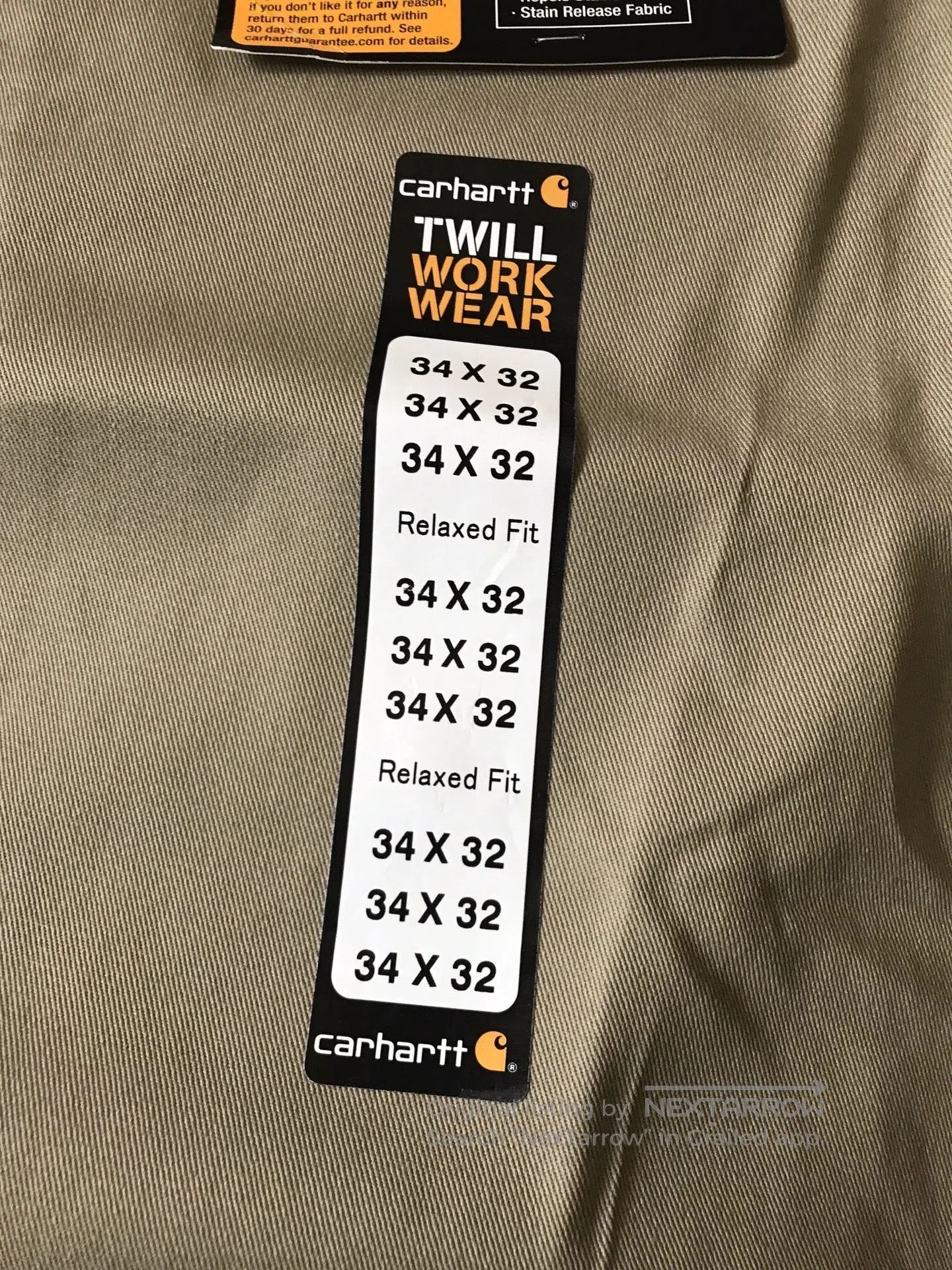Carhartt Carhartt B290 W34L32 Cargo Pants. Size US 34 / EU 50 - 7 Thumbnail