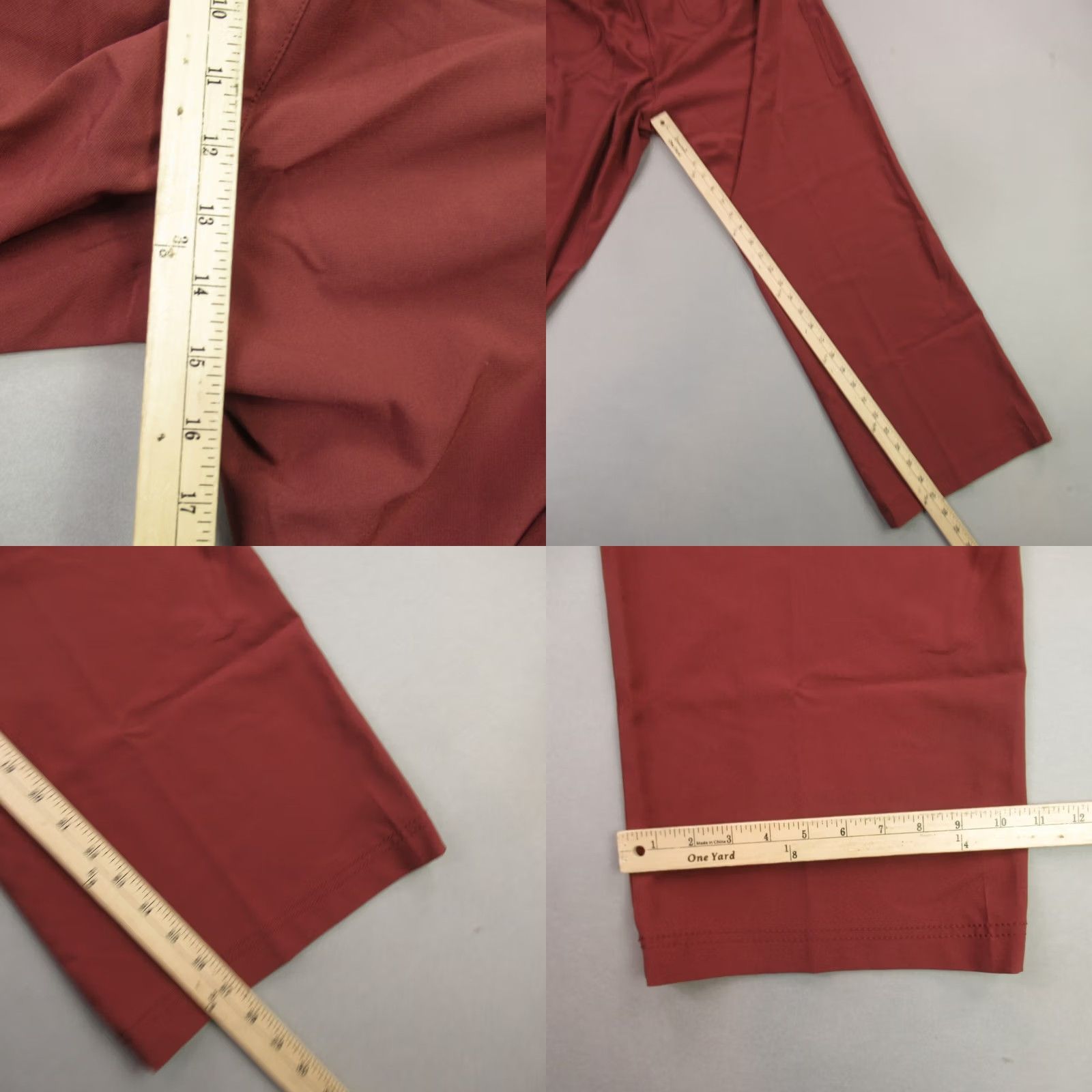 Carhartt Carhartt Pants Women 3XL Lightweight Straight Leg Burgundy Drawstring Flex Force Size 40" / US 18 - 8 Thumbnail