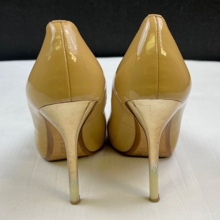 Michael Kors Michael Kors Women's Beige Leather Shoes/Heels Sz 6.5M SKU 4 Size US 6.5 / IT 36.5 - 2 Thumbnail