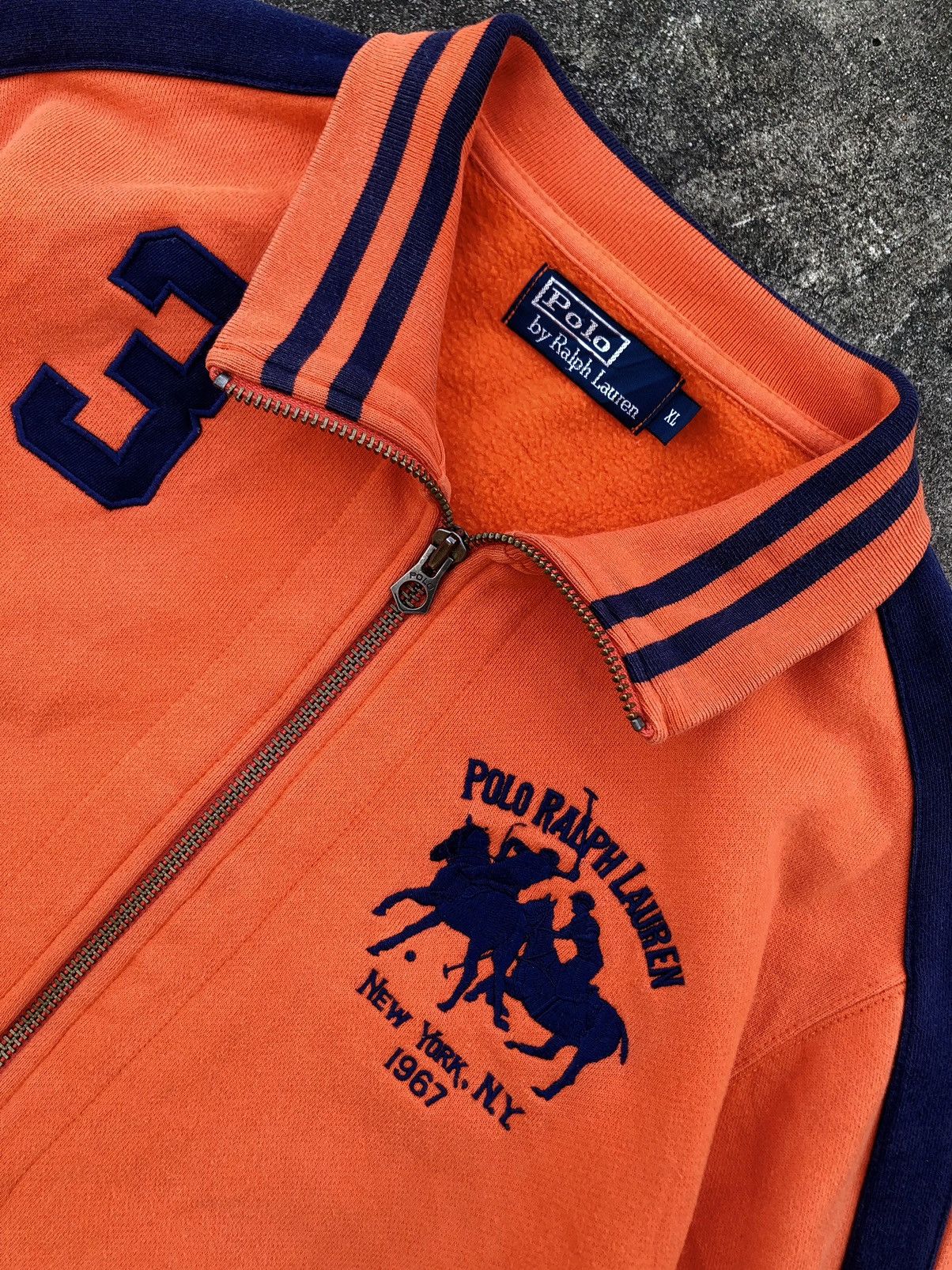 Denim & Supply Ralph Lauren × Polo Ralph Lauren × Vintage Polo Ralph Lauren vintage sweater full zipper faded colour Size US XL / EU 56 / 4 - 3 Thumbnail