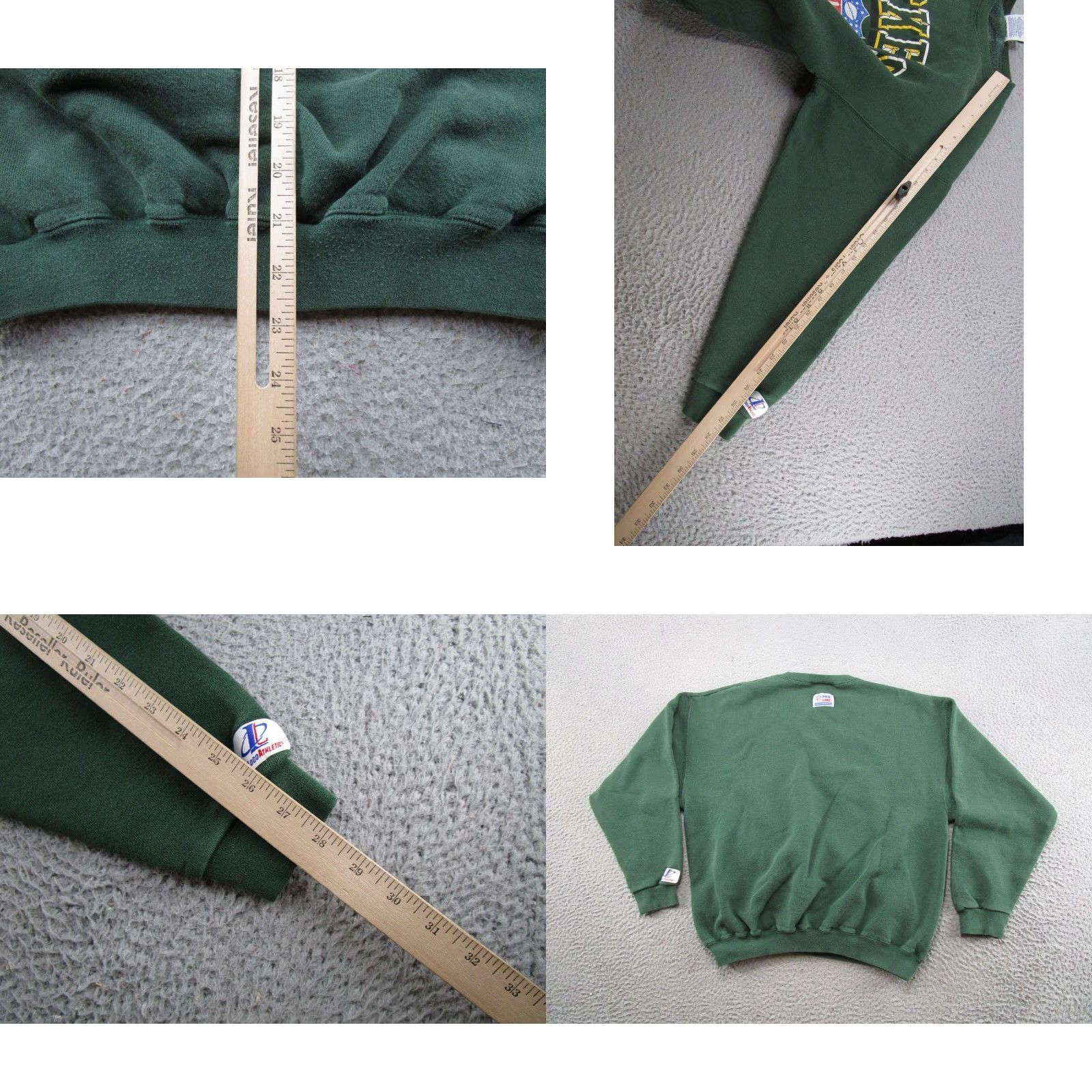 Logo Athletic VINTAGE Green Bay Packers Logo Athletic Sweatshirt Mens M Green NFL 90s Sports Crew Neck Pullover Logo Athletic All Seasons Winter Fall Spring Size US M / EU 48-50 / 2 - 8 Thumbnail