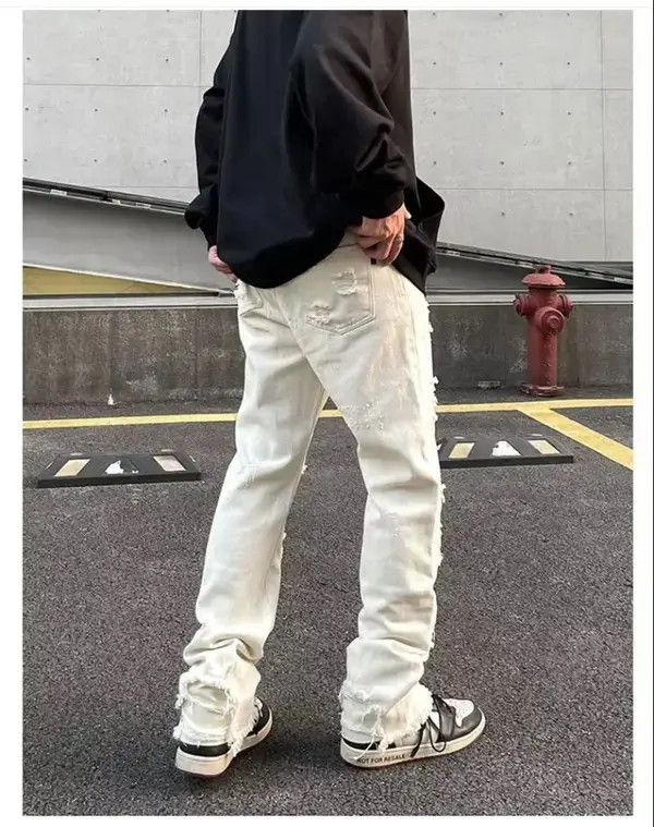 Japanese Brand fringed jeans Size US 30 / EU 46 - 2 Thumbnail