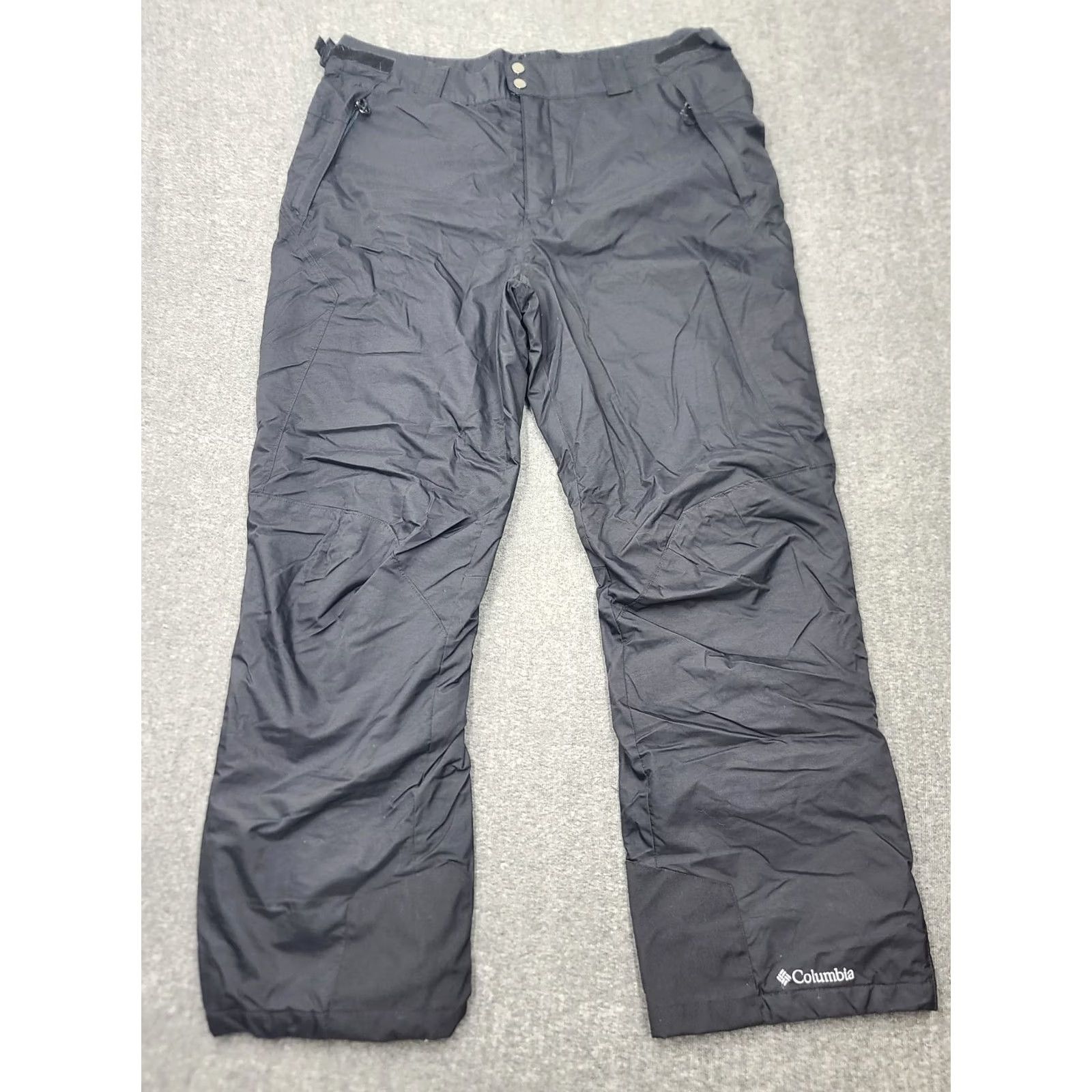Vintage Columbia Snow Pants Black XL Bugaboo II Omni-Tech Waterproof Insulated Ski Pants Mens XL Black Snow Weatherproof Size US 36 / EU 52 - 2 Thumbnail