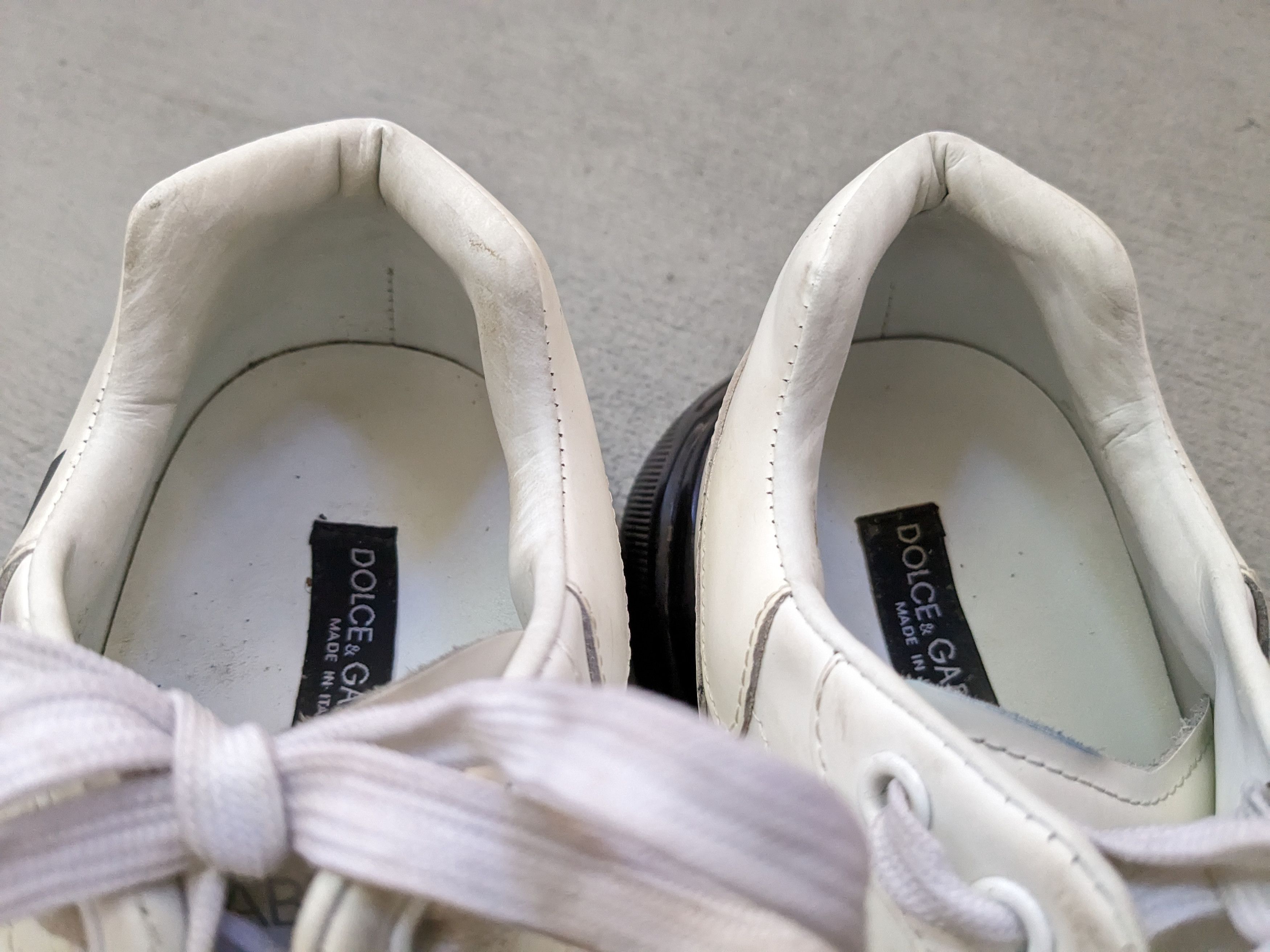 Dolce & Gabbana Dolce & Gabbana Daymaster Sneakers Size 10 White Leather Size US 10 / EU 43 - 5 Thumbnail