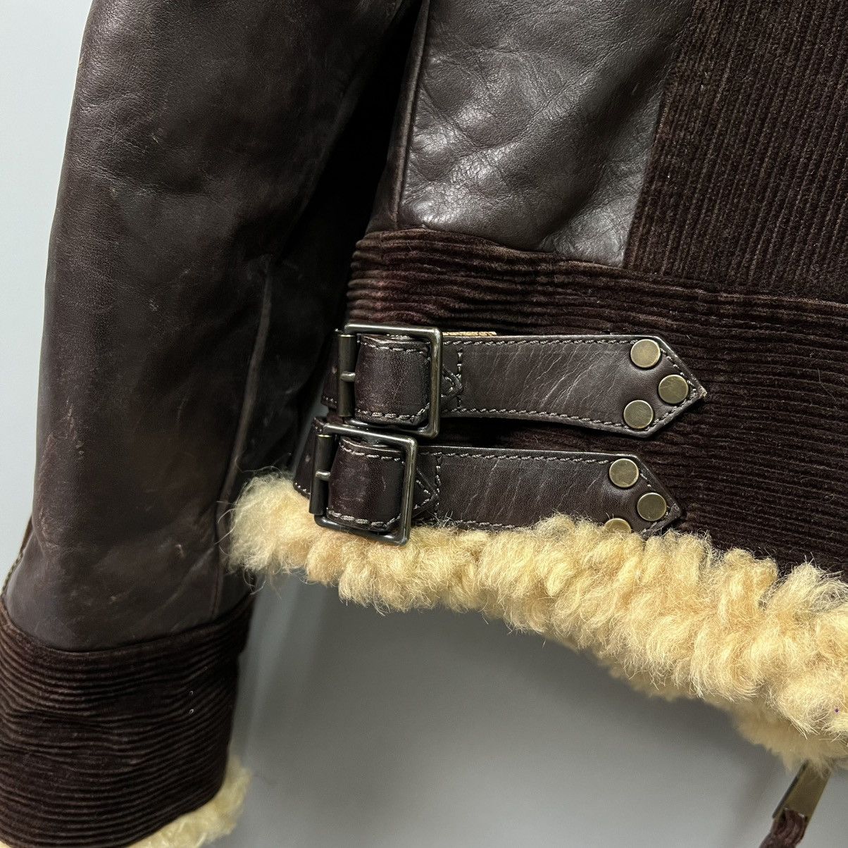 Dsquared2 Dsquared Hybrid Leather Shearling Jacket AW04 Vintage RARE Size US L / EU 52-54 / 3 - 20 Thumbnail