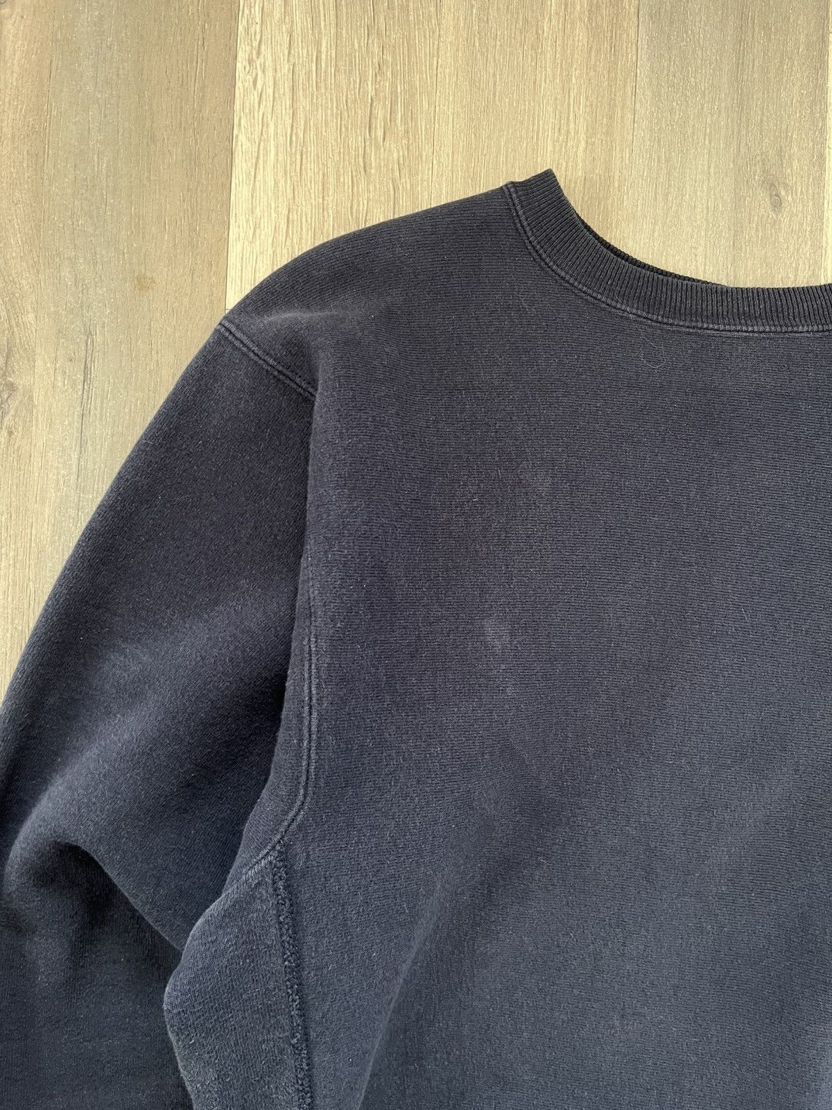 Champion Vintage 80s Champion Reverse Weave Crewneck Deep Navy Size US XL / EU 56 / 4 - 4 Thumbnail