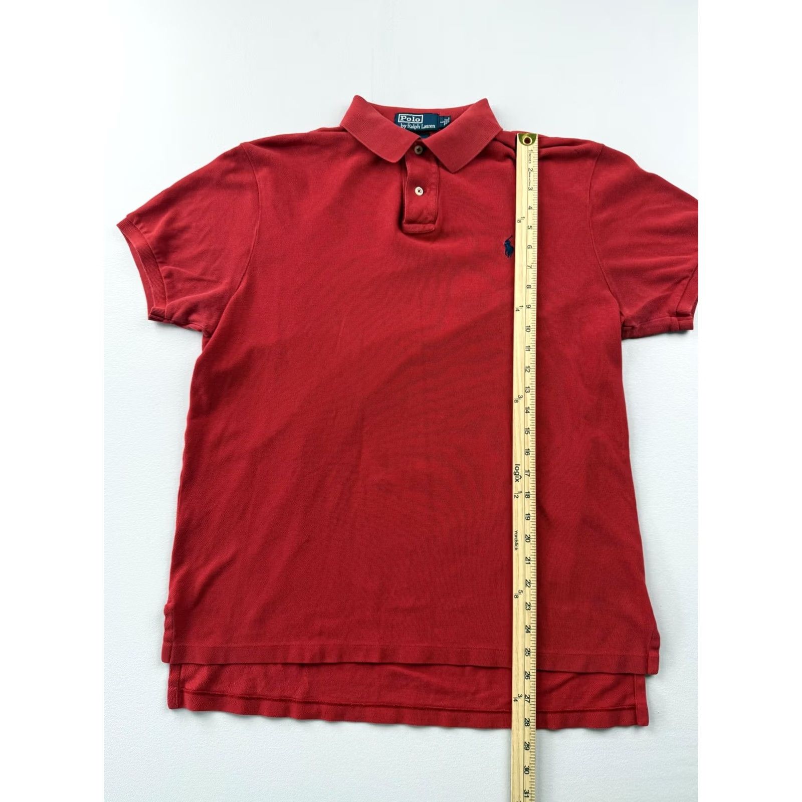 Polo Ralph Lauren Polo by Ralph Lauren Mens Large Red Custom Fit Pony Logo Casual Shirt Size US L / EU 52-54 / 3 - 4 Thumbnail
