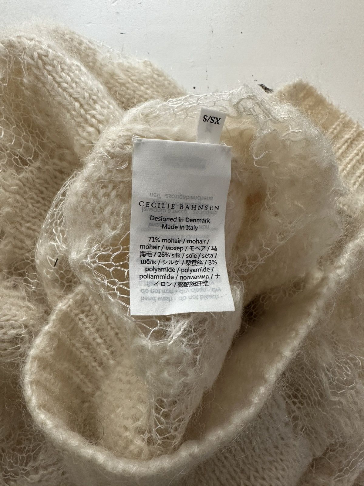 Cecilie Bahnsen Cecilie Bahnsen Mohair Flower Sweater Size S / US 4 / IT 40 - 5 Thumbnail