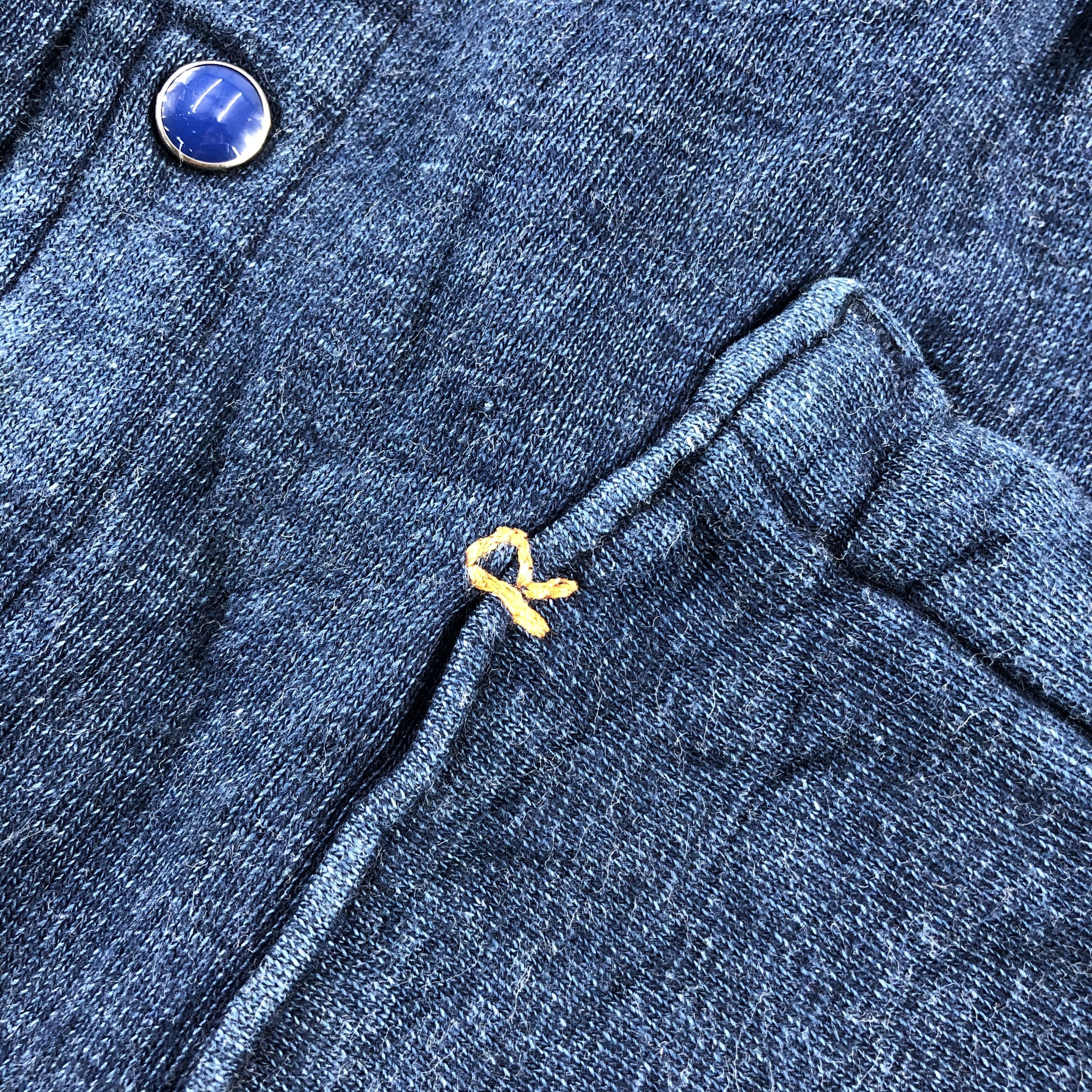 45rpm 45rpm Deep Indigo Cardigan Sweater Button Up Sweatshirt Size US M / EU 48-50 / 2 - 5 Thumbnail
