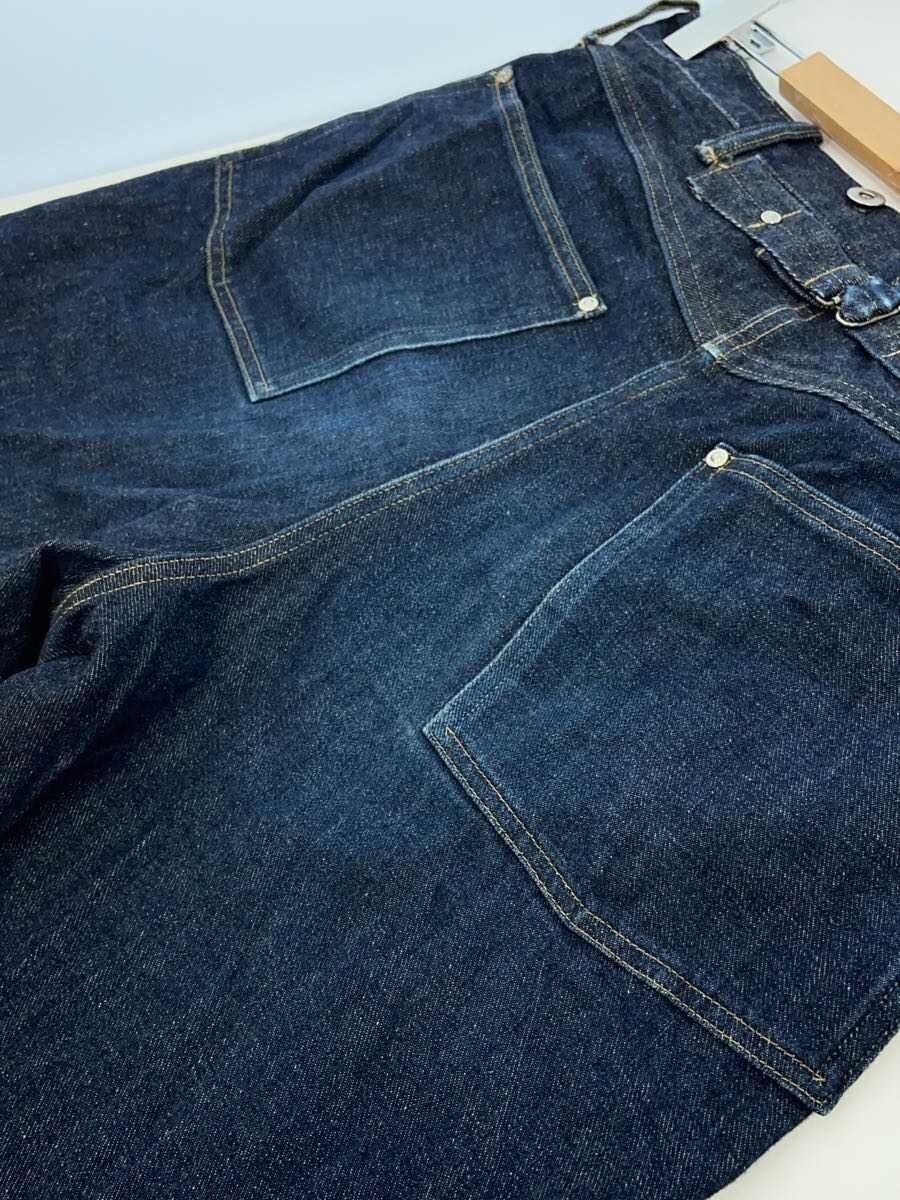 Taiga Takahashi Cotton Denim Trousers C. 1920s Damaged Indigo Size US 32 / EU 48 - 7 Thumbnail
