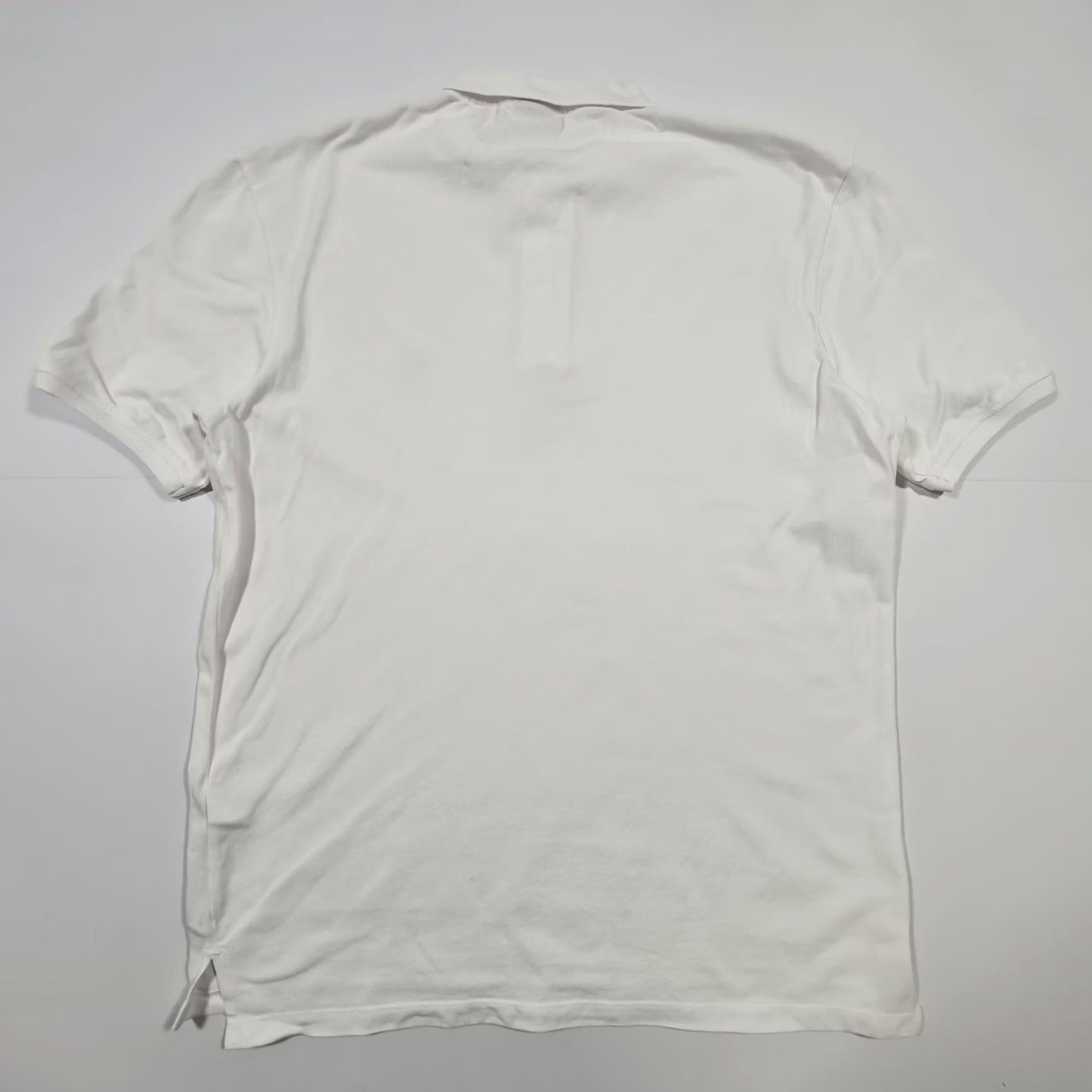 Vintage 883 Police Polo Shirt White XL Mens Short Sleeve Cotton Jersey Logo Embroidered Button Collar Golf Casual Top Size US XL / EU 56 / 4 - 7 Thumbnail