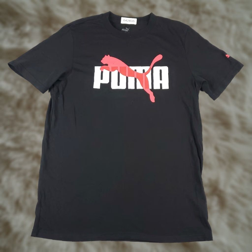 Puma Puma T Shirt Mens Size Small Black Logo Casual Short Sleeve Adult Size US S / EU 44-46 / 1 - 1 Thumbnail