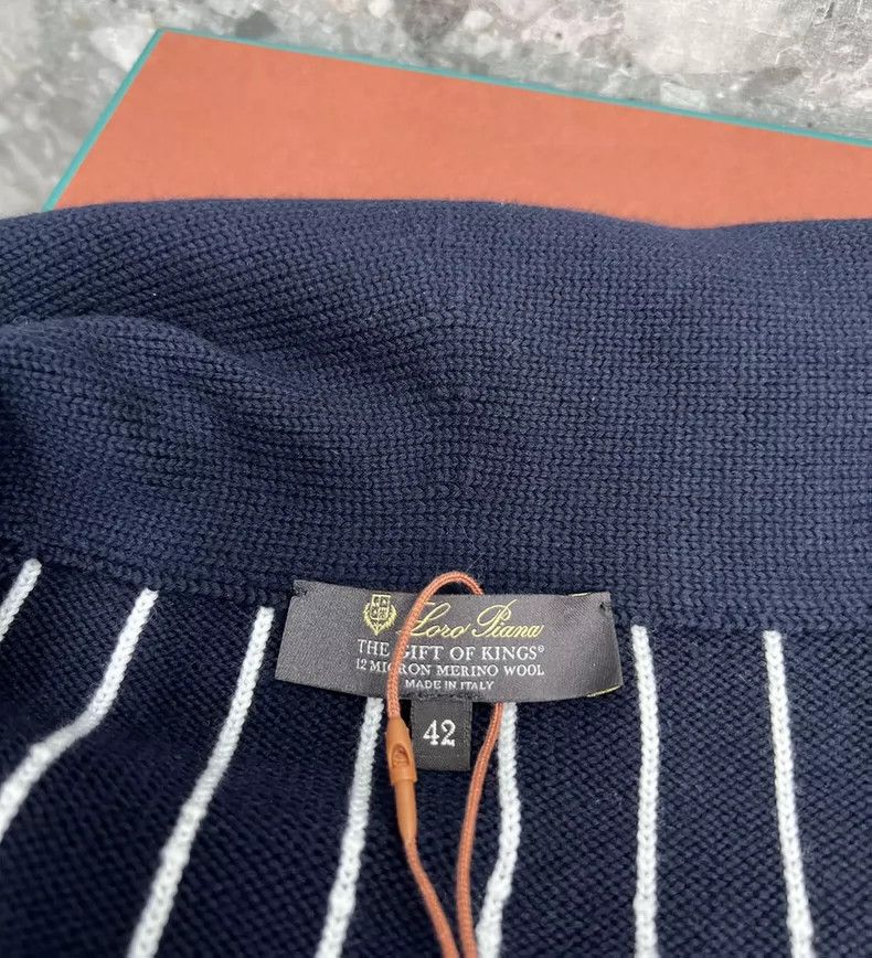 Loro Piana LORO PIANA A wool knit cardigan Size US L / EU 52-54 / 3 - 6 Thumbnail