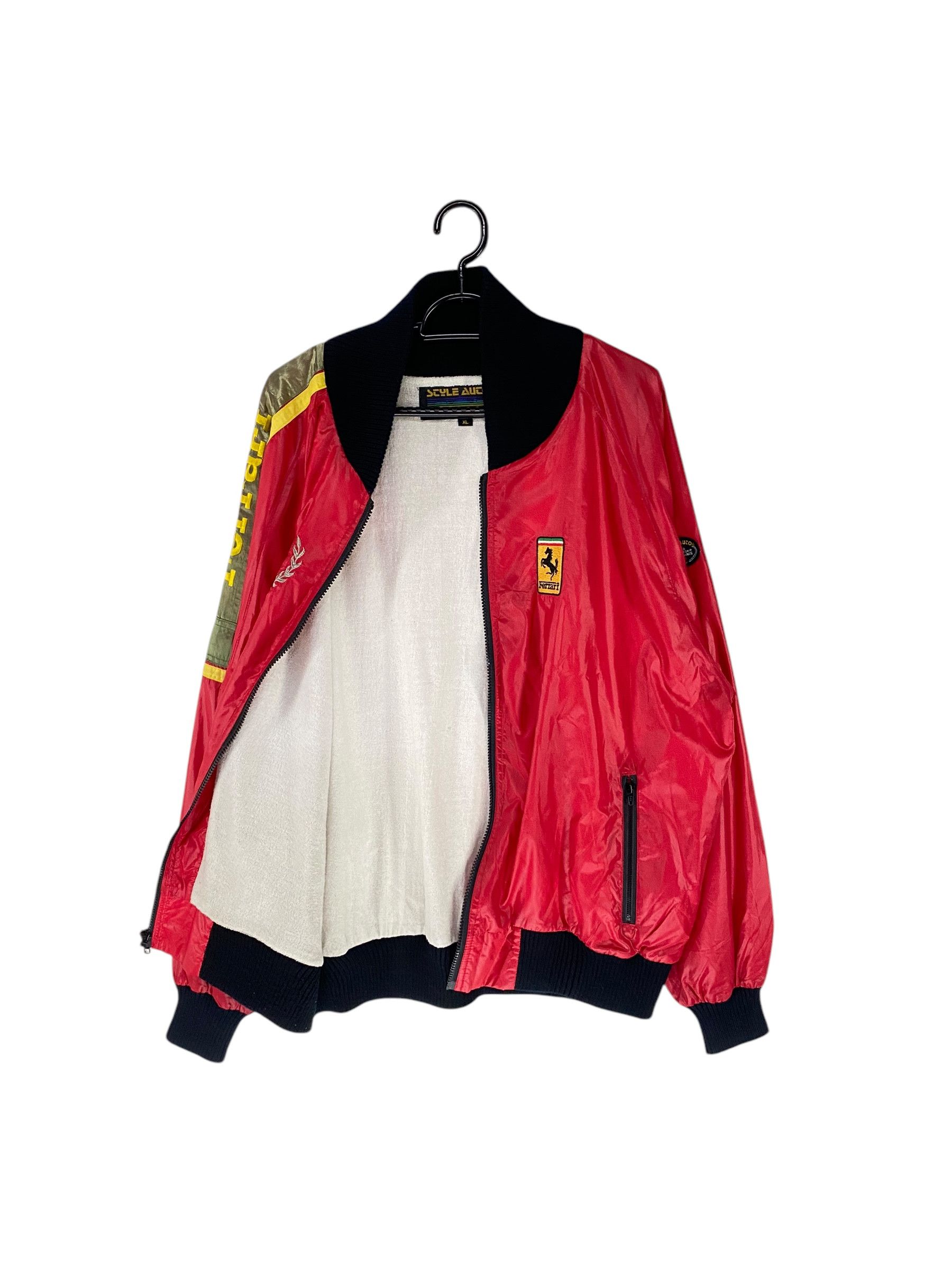 Ferrari × Vintage 80s Style Auto Ferrari campione del mundo satin jacket Size US XL / EU 56 / 4 - 3 Thumbnail
