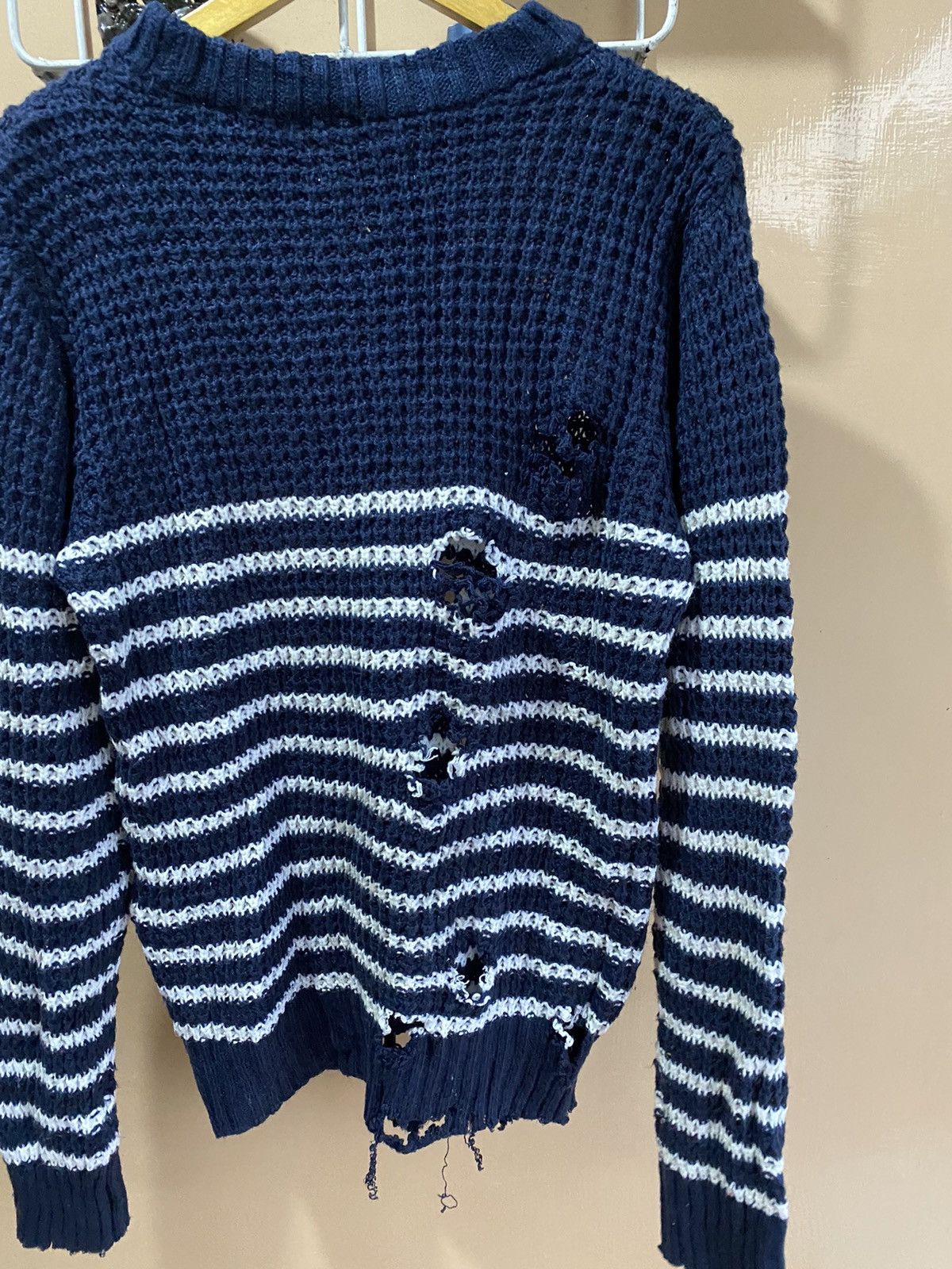 Hysteric Glamour × Japanese Brand × PPFM Hvc-Japanese Destroyed Grunge Knitted Ifsixwasnine lgb Size US L / EU 52-54 / 3 - 4 Thumbnail