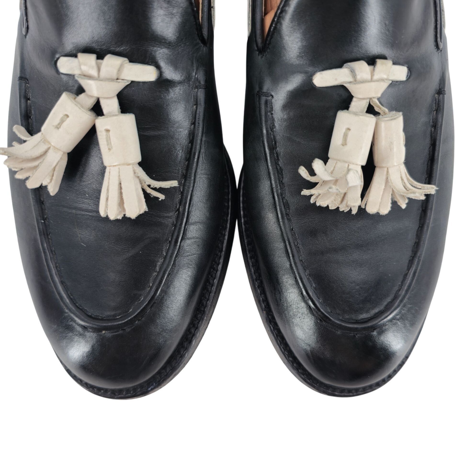 Fratelli Rossetti Fratelli Rossetti Italy Mens 6.5US 39.5EU Black White Brera Size US 6.5 / IT 36.5 - 8 Thumbnail