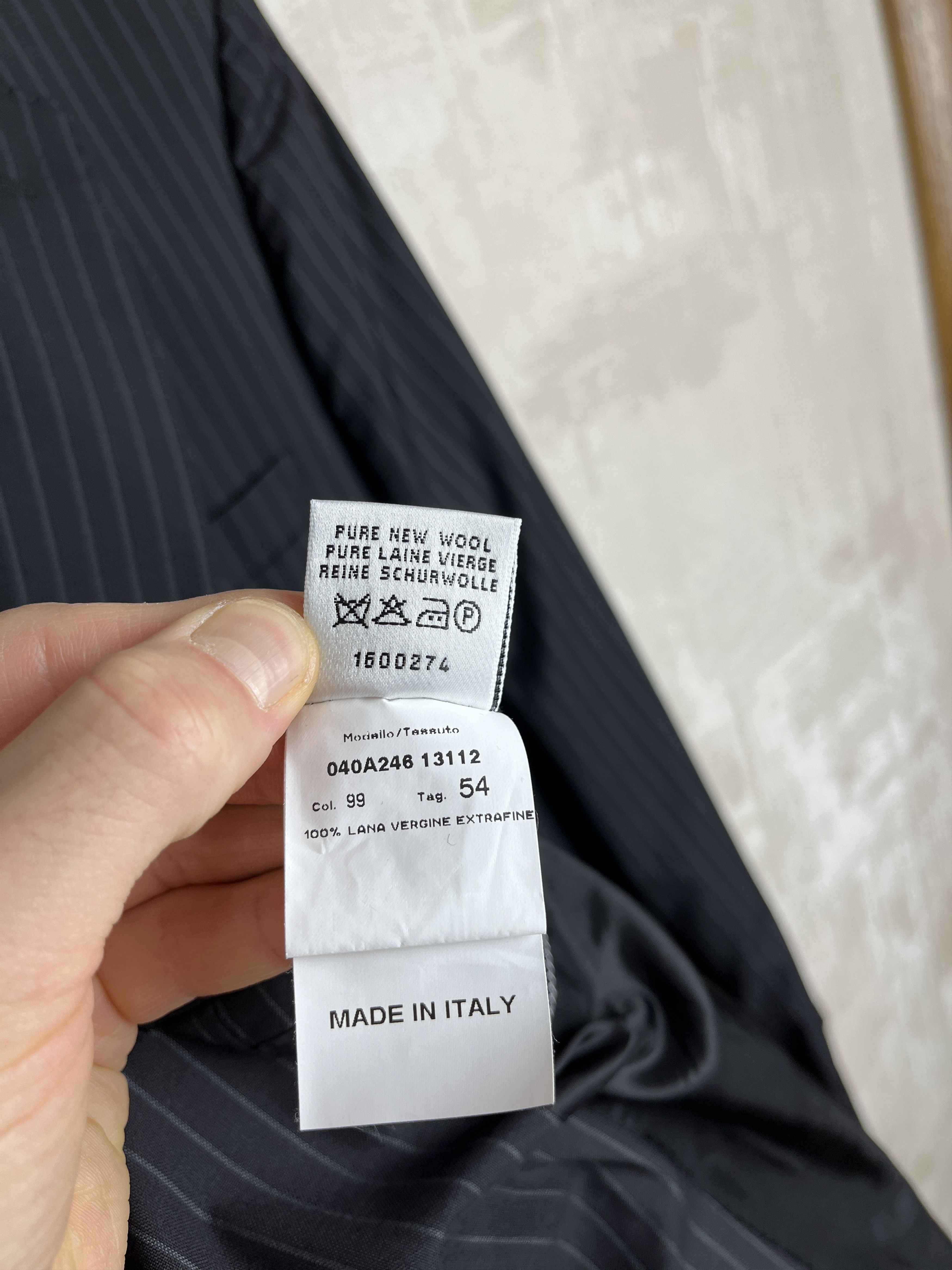 Paoloni Paoloni Extra-fine Virgin Wool Striped Blazer Size 54 Size US L / EU 52-54 / 3 - 15 Thumbnail