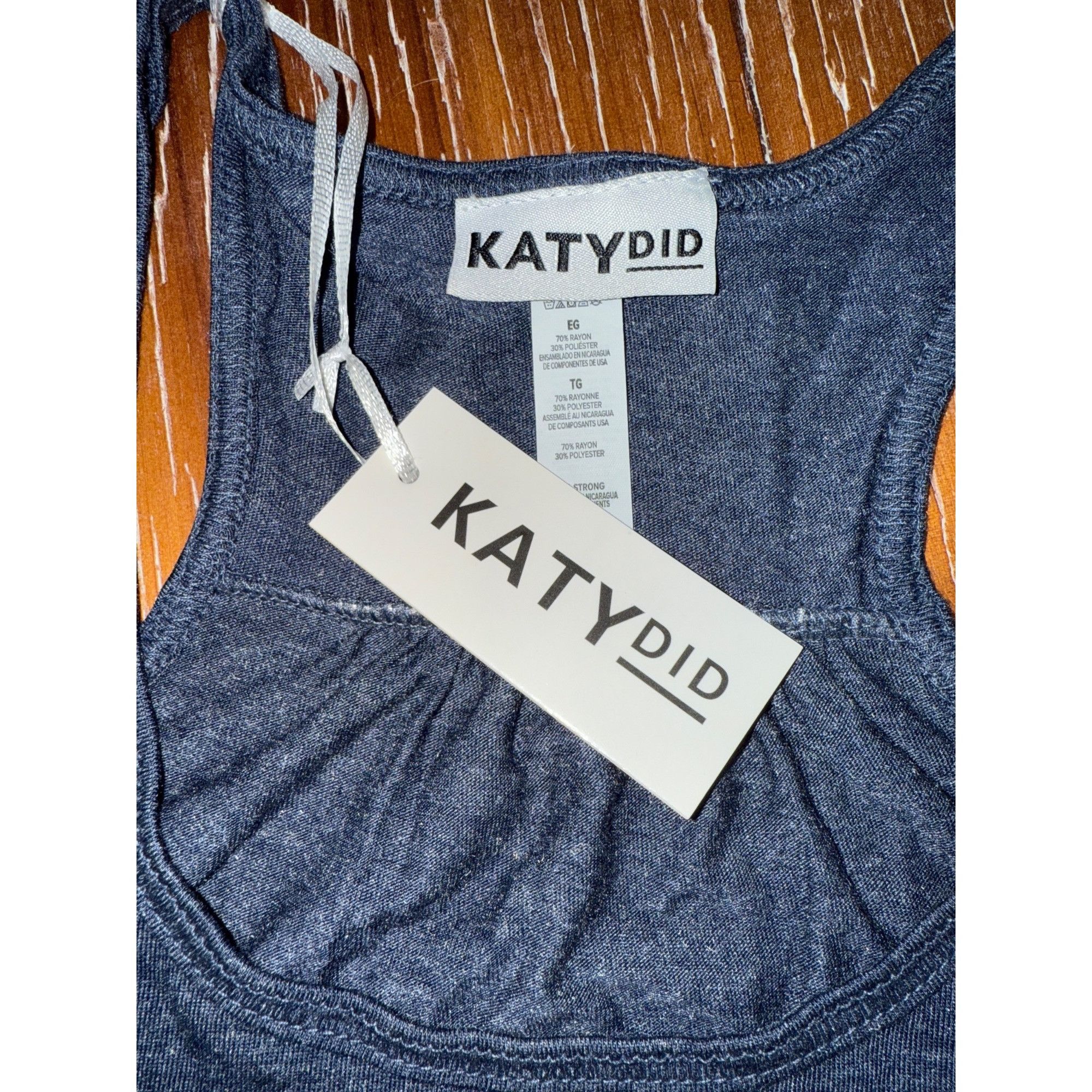 Other KatyDid Womens Racerback Tank Top "I Cant Adult Today" Heath Size M / US 6-8 / IT 42-44 - 2 Thumbnail