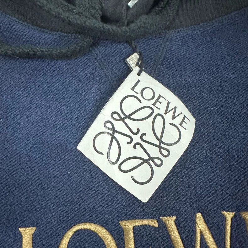 Loewe LOEWE Classic Logo hooded hoodie Size L / US 10 / IT 46 - 6 Thumbnail