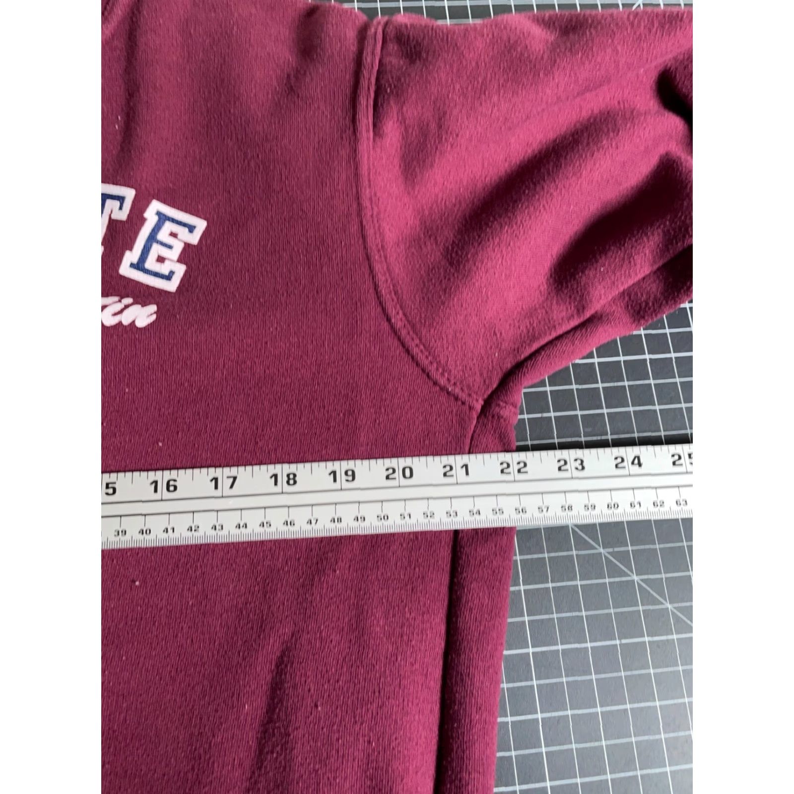 Vintage VINTAGE University Sweatshirt Crewneck Dark Red Graphic Paris 90s Adult Medium Men Size US M / EU 48-50 / 2 - 5 Thumbnail