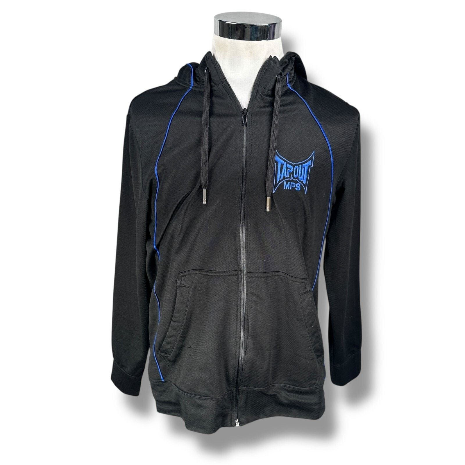Tapout Tapout MPS Hoodie Men’s Medium Black Drawstring Fleece Lined Size US M / EU 48-50 / 2 - 1 Thumbnail