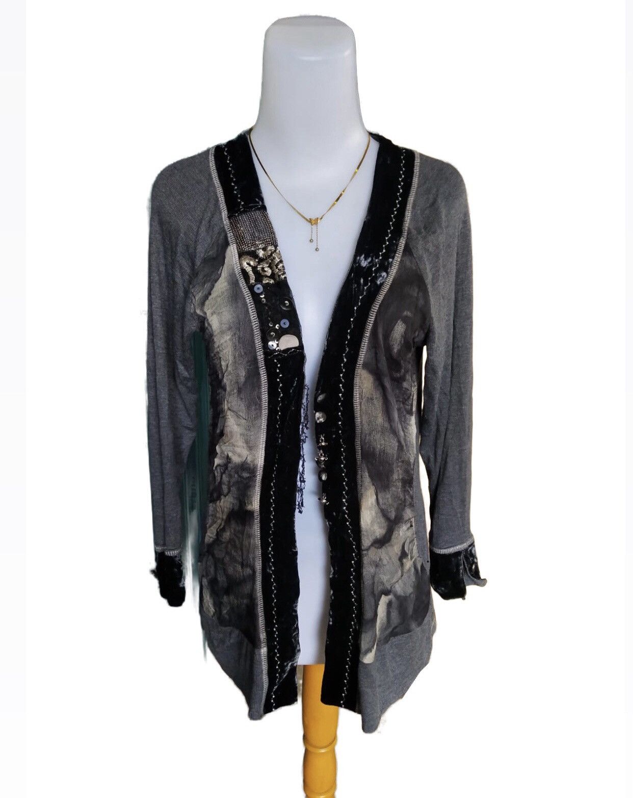 Other Vintage Cardigan Kimono Made In Italy Japanese Style Size M / US 6-8 / IT 42-44 - 1 Thumbnail