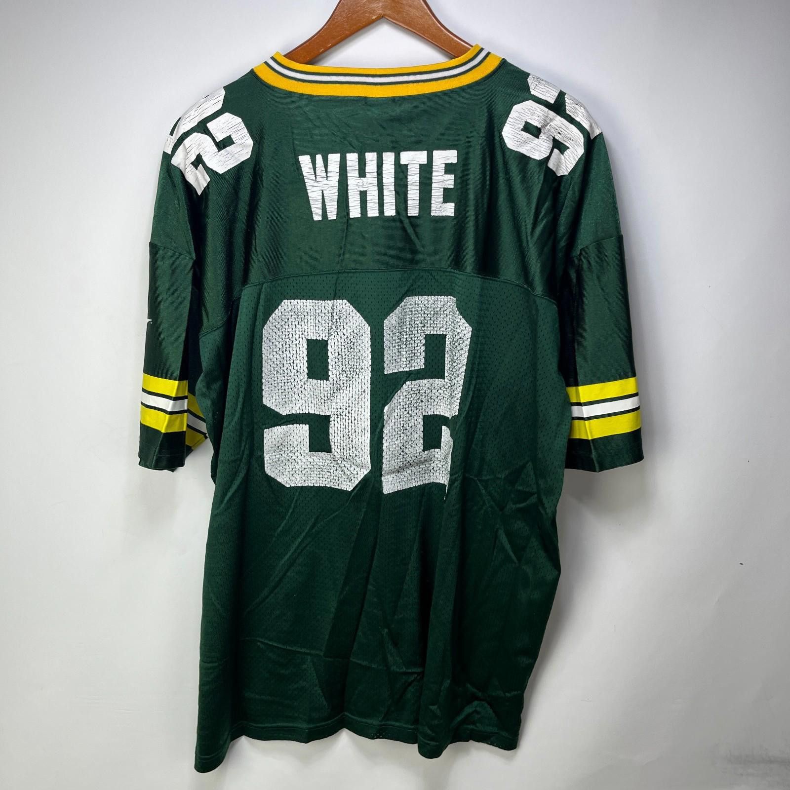 Designer Vintage 90s Green Bay Packers Reebok Reggie White Jersey 2XL Size ONE SIZE - 7 Thumbnail