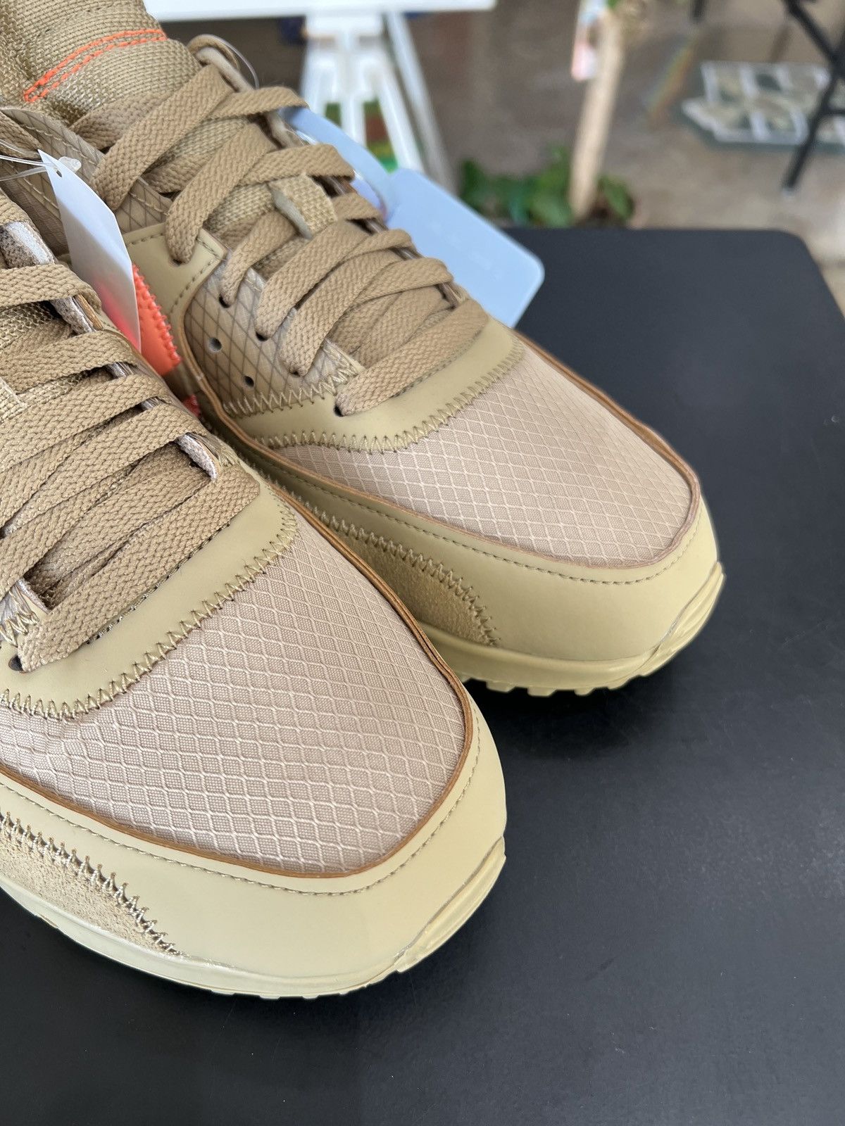 Nike × Off-White Nike Air Max 90 Off White Desert Ore Sz. 8 (2019) Size US 8 / EU 41 - 7 Thumbnail