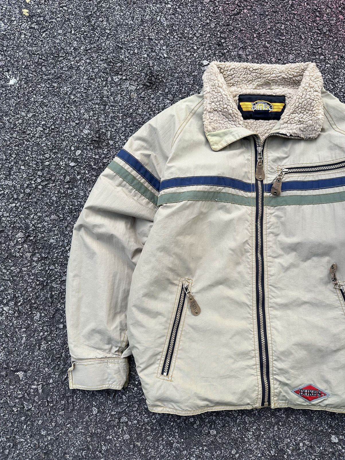 Vintage 👹Vintage DUKES SNOWBOARDS Fleece Lined Jacket Size US L / EU 52-54 / 3 - 6 Thumbnail