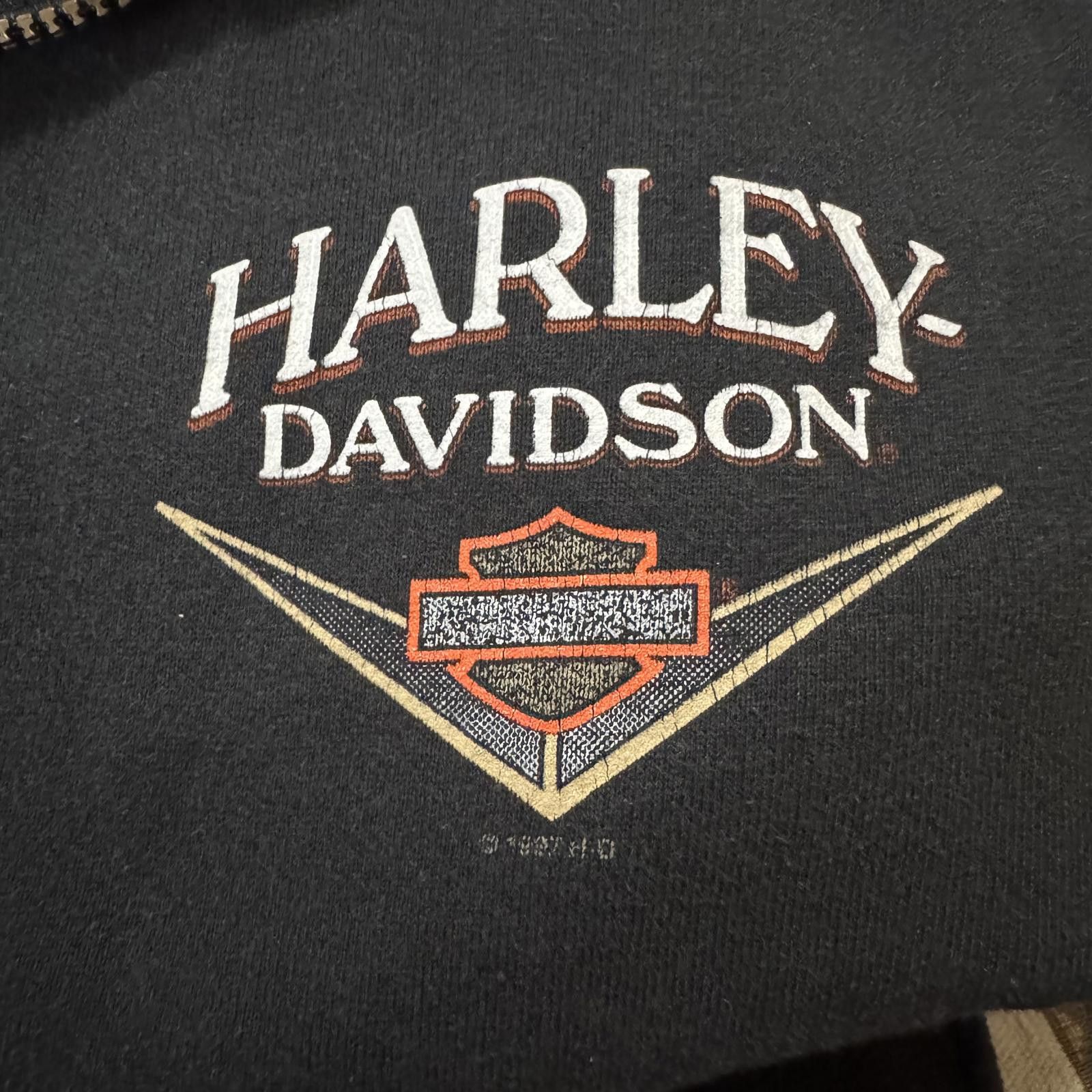 Harley Davidson Vintage 90s Harley Davidson Dallas Texas Biker Sweater Size US XXL / EU 58 / 5 - 3 Thumbnail