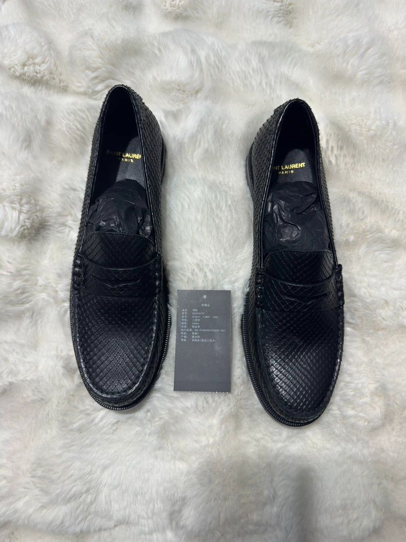 Saint Laurent Paris saint Laurent parisRare Leather Men's Loafers Leather Shoe Size US 9 / EU 42 - 2 Thumbnail