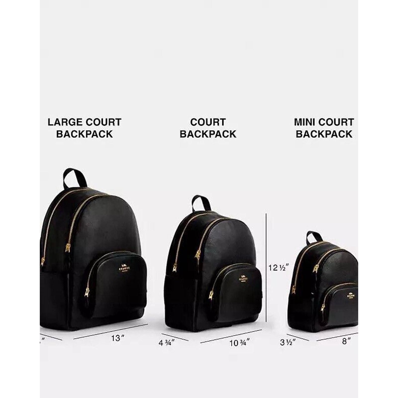 Coach NWT LIMITED Coach Denim Court Backpack Signature Canvas Size ONE SIZE - 7 Thumbnail