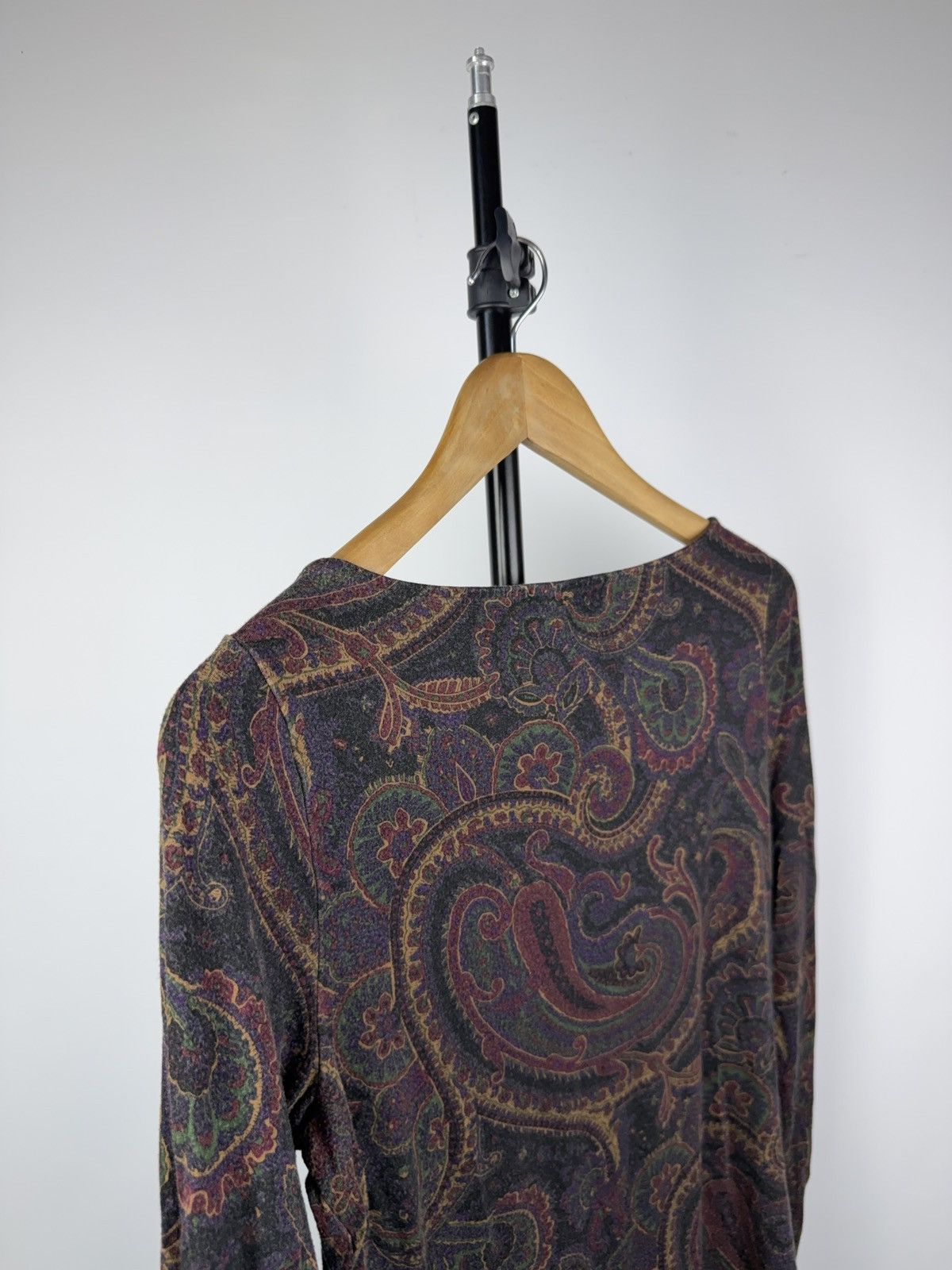 Polo Ralph Lauren 00s Avant Garde Floral Baroque Ralph Lauren long sleeve Size M / US 6-8 / IT 42-44 - 9 Thumbnail