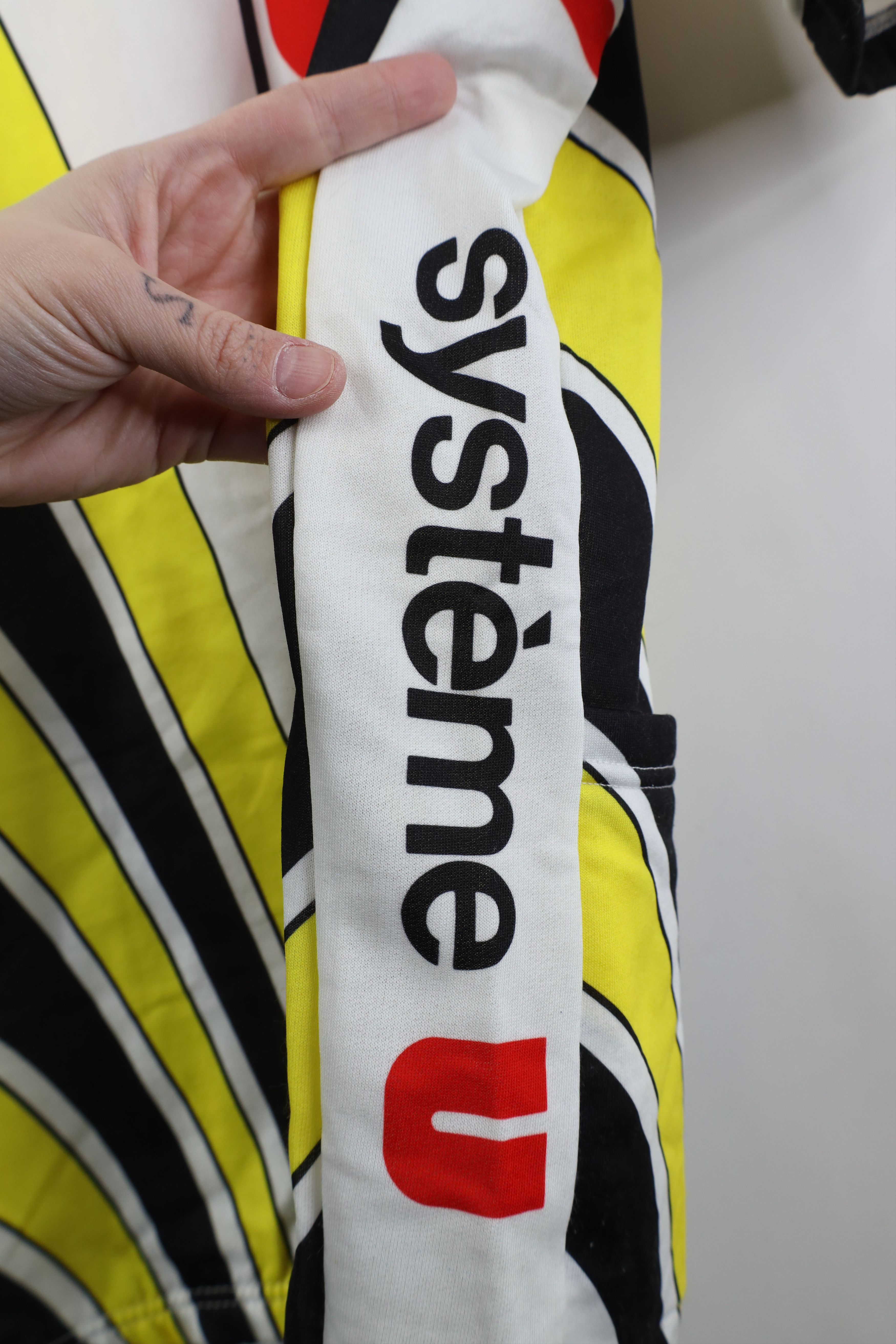 Vintage Vintage 80s 90s Systeme U Italy Team Cycling Bicycle Jersey Size US M / EU 48-50 / 2 - 12 Thumbnail