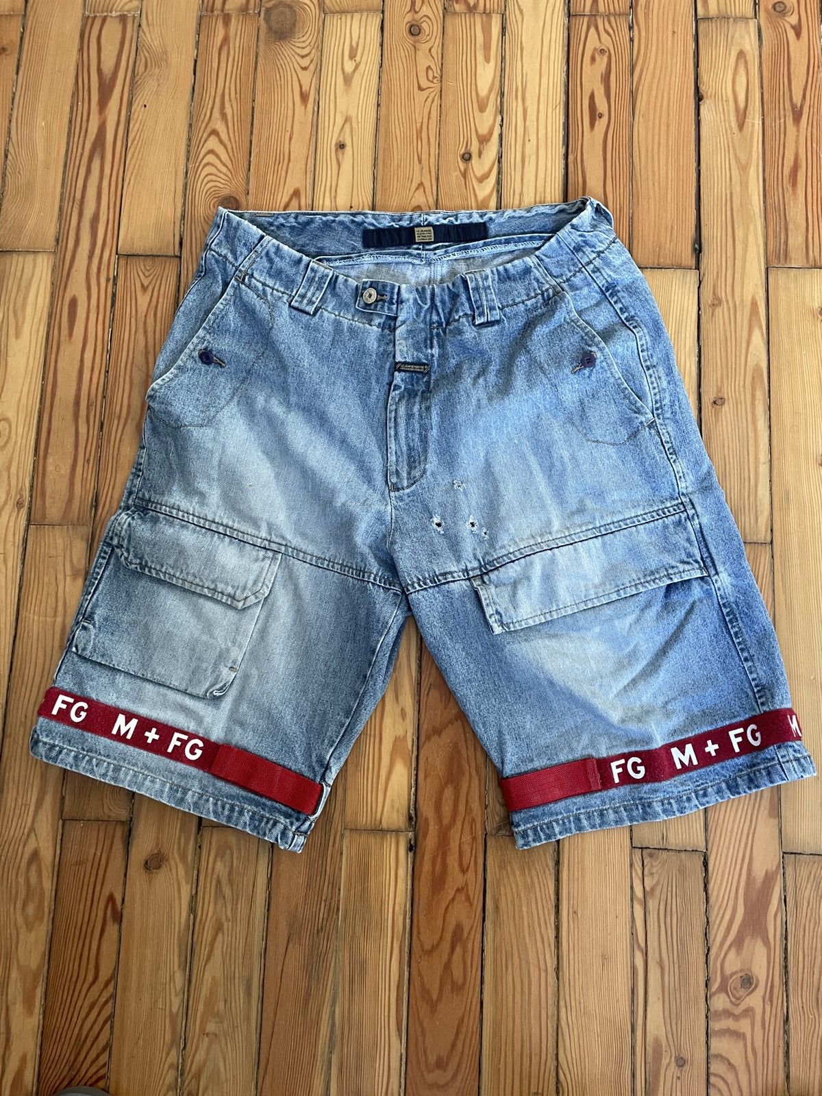 Marithe + Francois Girbaud Marithe + Francois Girbaud Denim Shorts Size US 36 / EU 52 - 1 Thumbnail