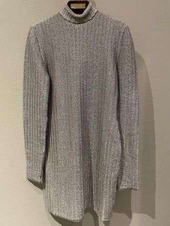 Tom Ford o1w1db10225 ACK395 Midi Dress in Silver Grey Size XS / US 0-2 / IT 36-38 - 1 Preview