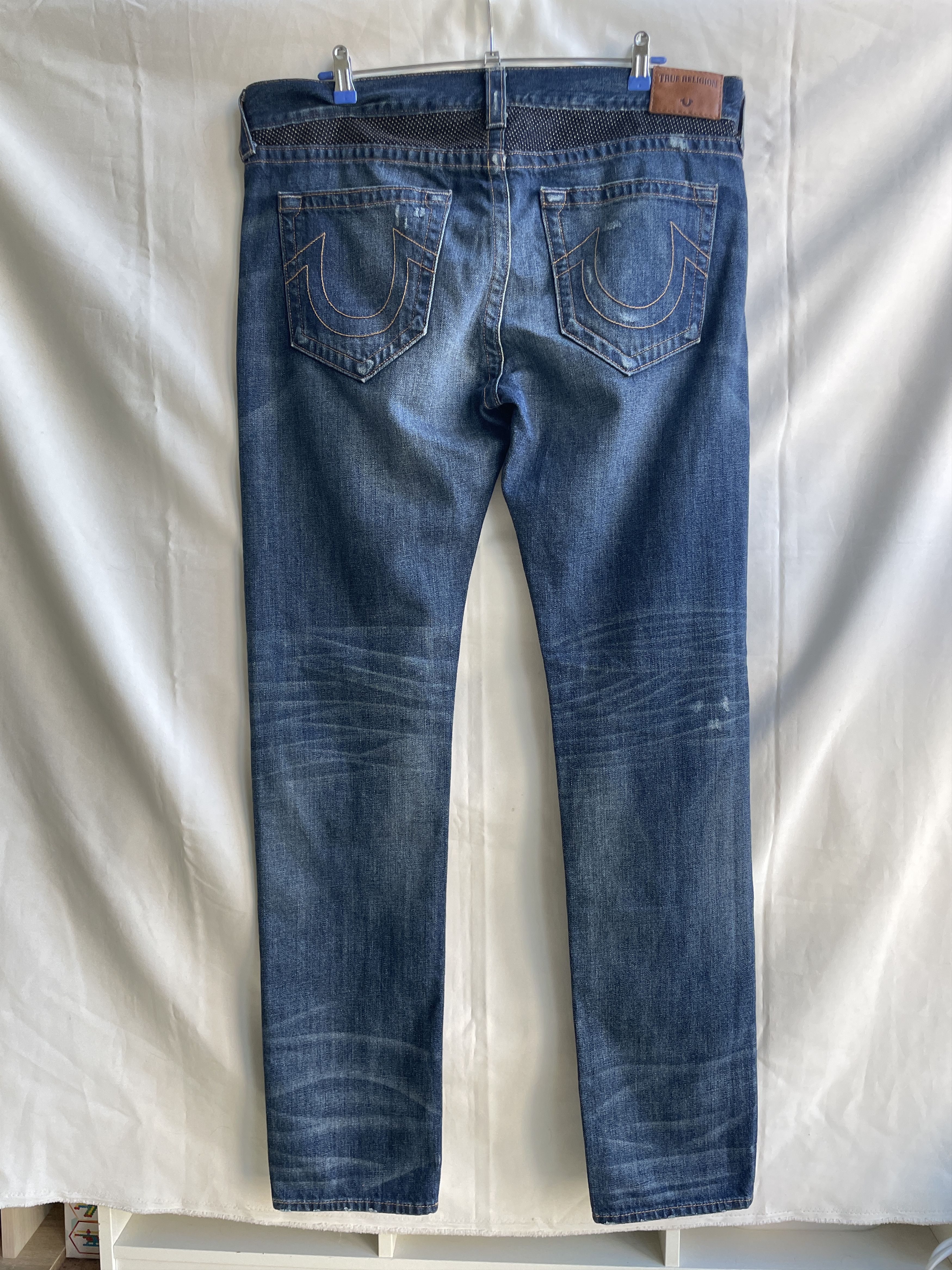 True Religion True Religion Made in USA Rocco Relaxed Skinny Denim Size 36 Size US 36 / EU 52 - 2 Thumbnail