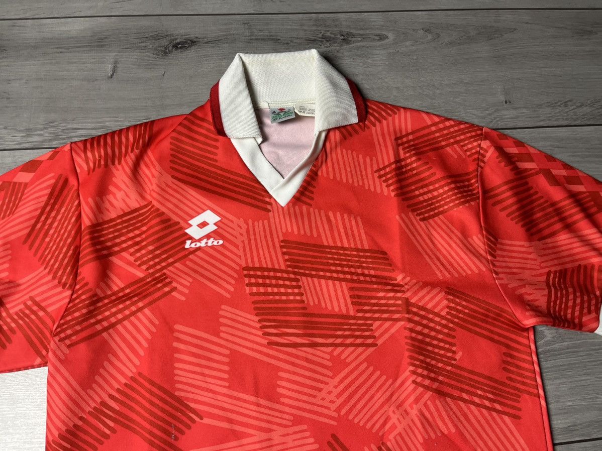 Lotto Sport 1990s LOTTO CALCIO ITALIA FOOTBALL SHIRT SOCCER JERSEY Size US L / EU 52-54 / 3 - 3 Thumbnail