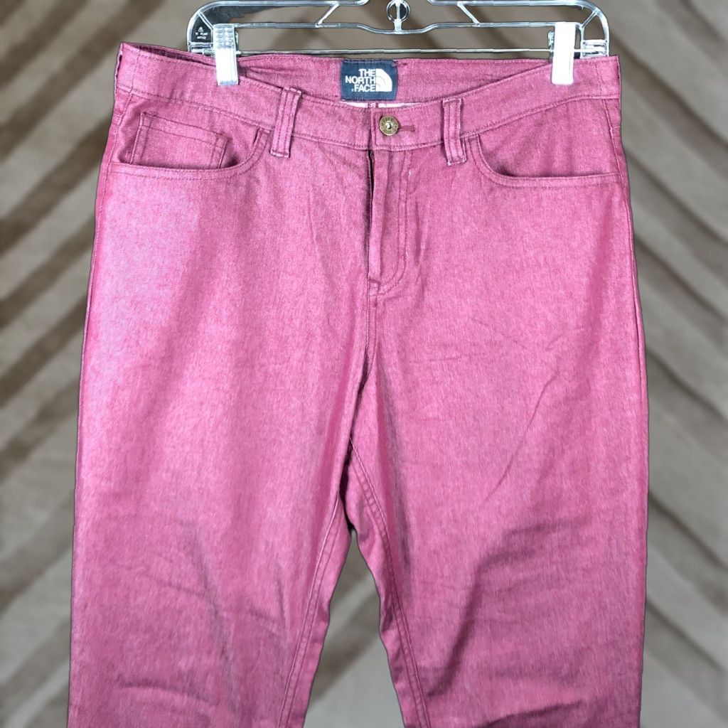 The North Face The North Face Womens Pants Plum Purple High Rise Slim Stretch 12 Size 34" / US 12 / IT 48 - 1 Thumbnail