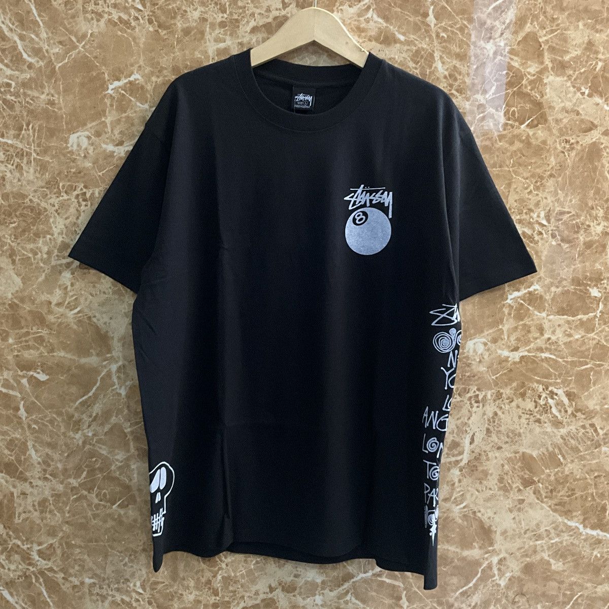 Stussy Stussy tee black Size US L / EU 52-54 / 3 - 3 Thumbnail