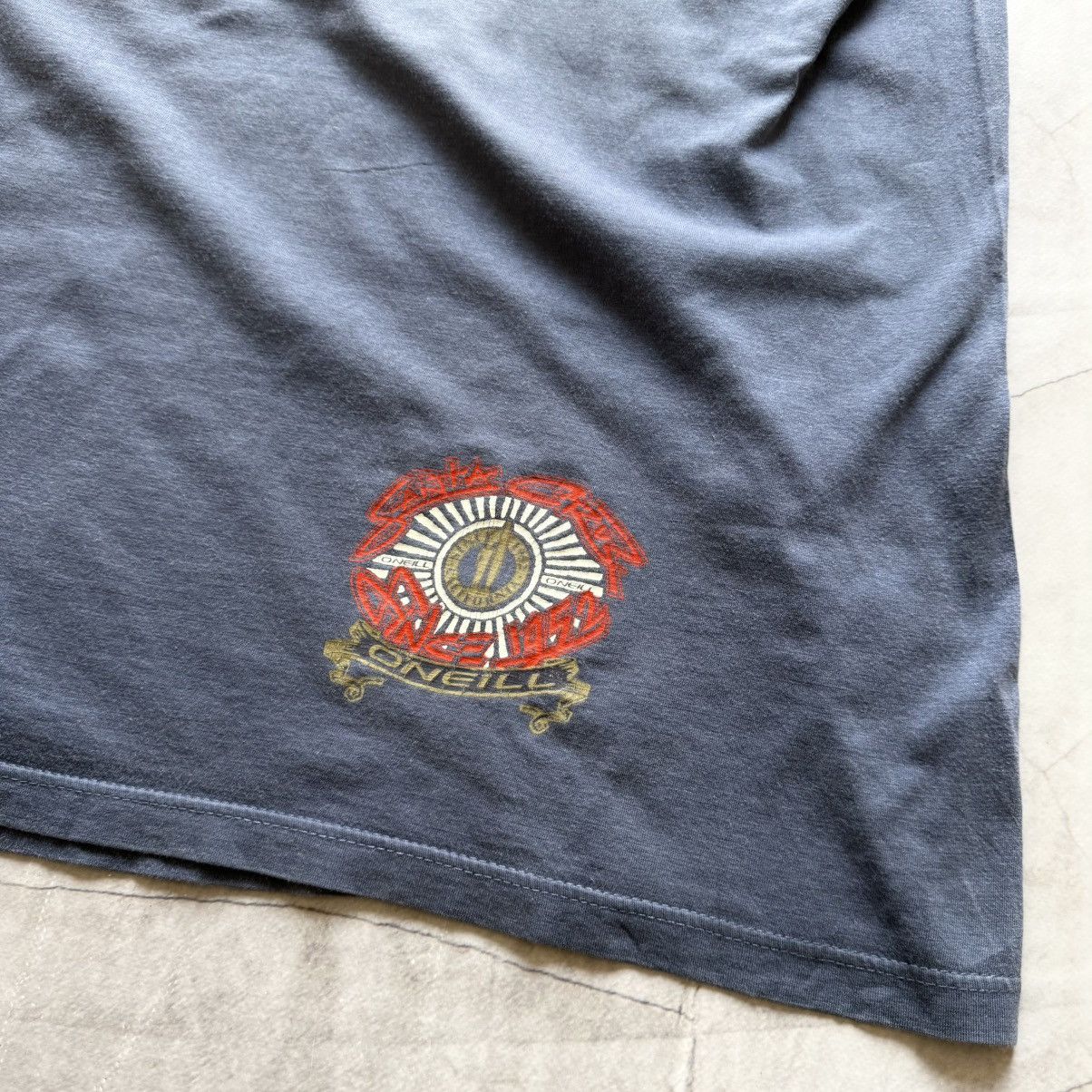 O'Neill 90s Oneill Sunfaded Big Logo Boxy T Shirt Oakley Mambo Vibe Size US XL / EU 56 / 4 - 5 Thumbnail