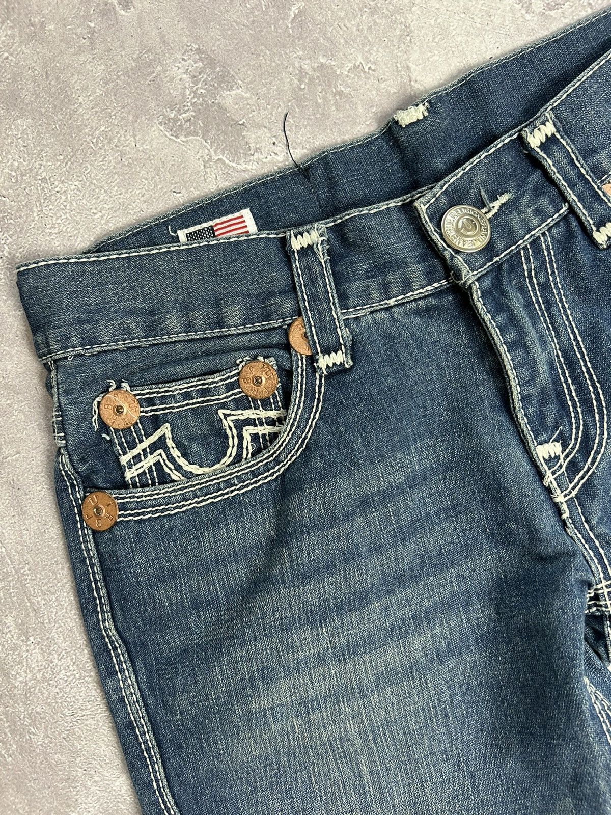 True Religion × Vintage True Religion Billy Super T Denim Blue Jeans Size W32 L33 Size US 32 / EU 48 - 8 Thumbnail