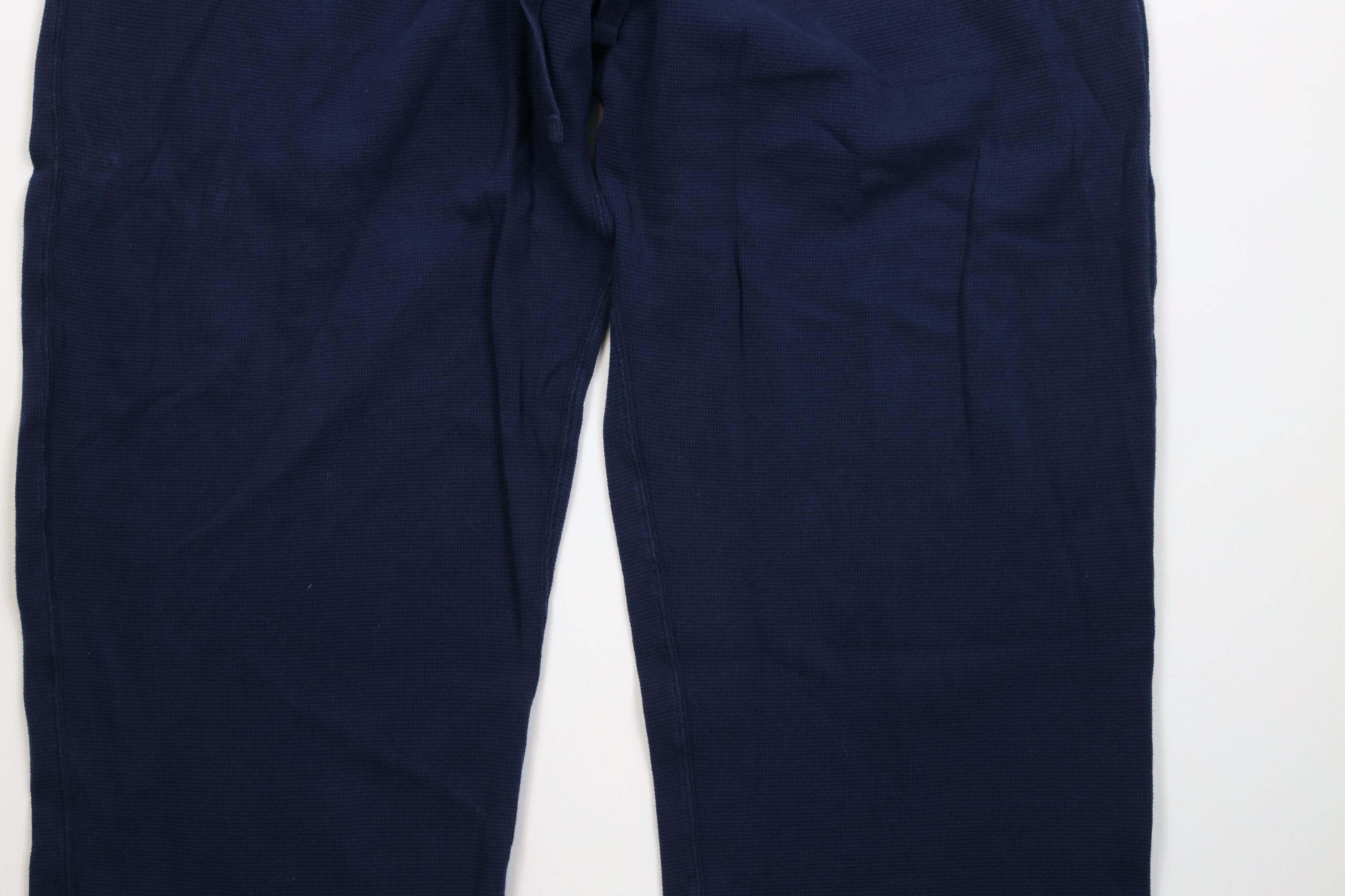 Ralph Lauren Vintage Y2K Ralph Lauren Waffle Wide Leg Sweatpants Blue Size US 38 / EU 54 - 4 Thumbnail