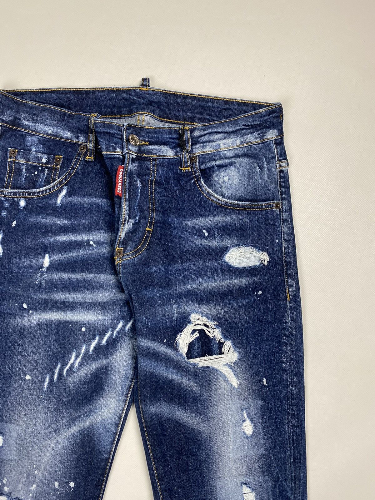 Dsquared2 Dsquared2 Ladies Distressed Denim Jeans Size 42 Size 28" / US 6 / IT 42 - 9 Thumbnail