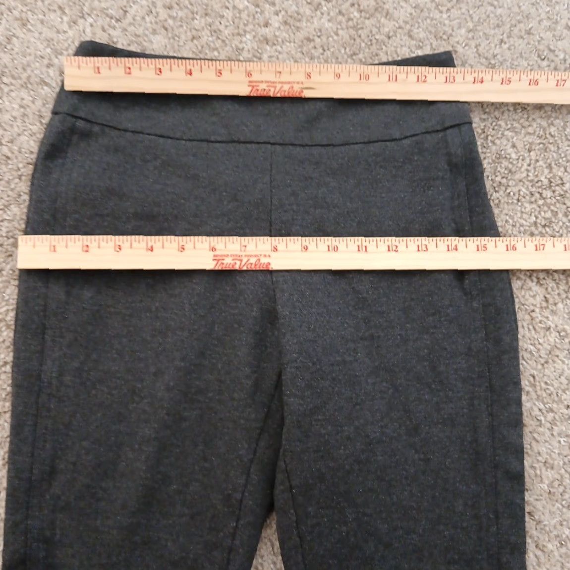 Express Express Columnist Ankle Pants Womens Small Gray Pull On High Rise 26x24 Size 28" / US 6 / IT 42 - 2 Thumbnail