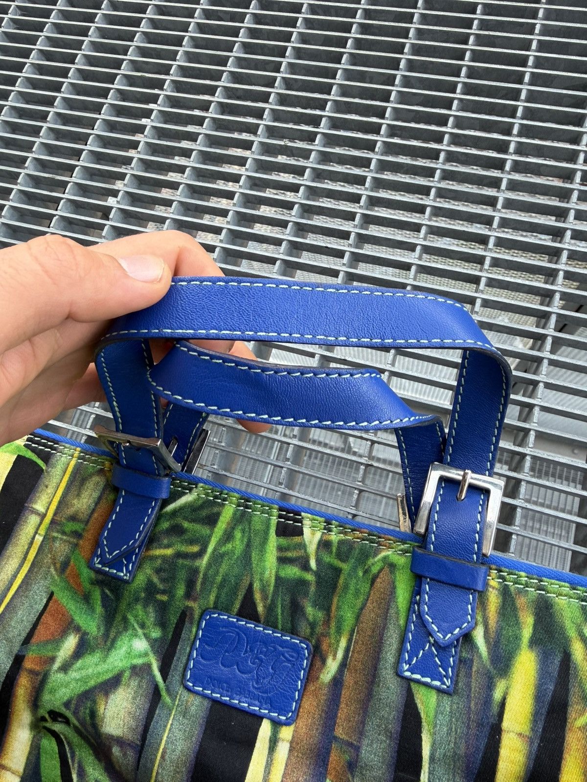 Dolce & Gabbana Archive Dolce & Gabbana Bamboo Print Baguette Handbag Size ONE SIZE - 4 Thumbnail