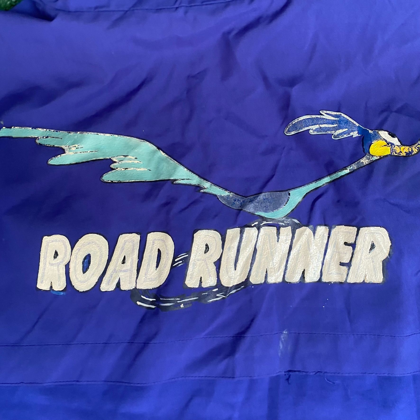 Warner Bros Vintage Y2K Road Runner Bomber Jacket Retro Looney Tunes Size US XXL / EU 58 / 5 - 6 Thumbnail