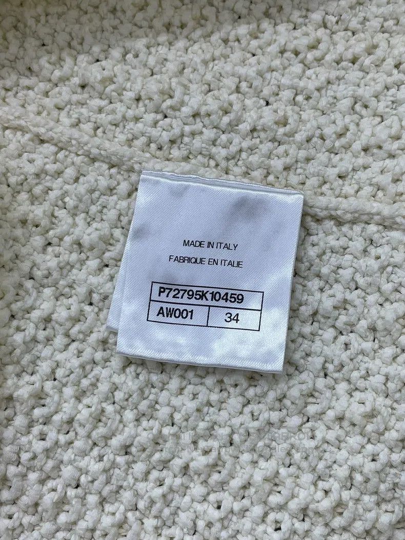 Chanel Chanel White knitted vest jacket Size XXS / US 00 / IT 34 - 5 Thumbnail
